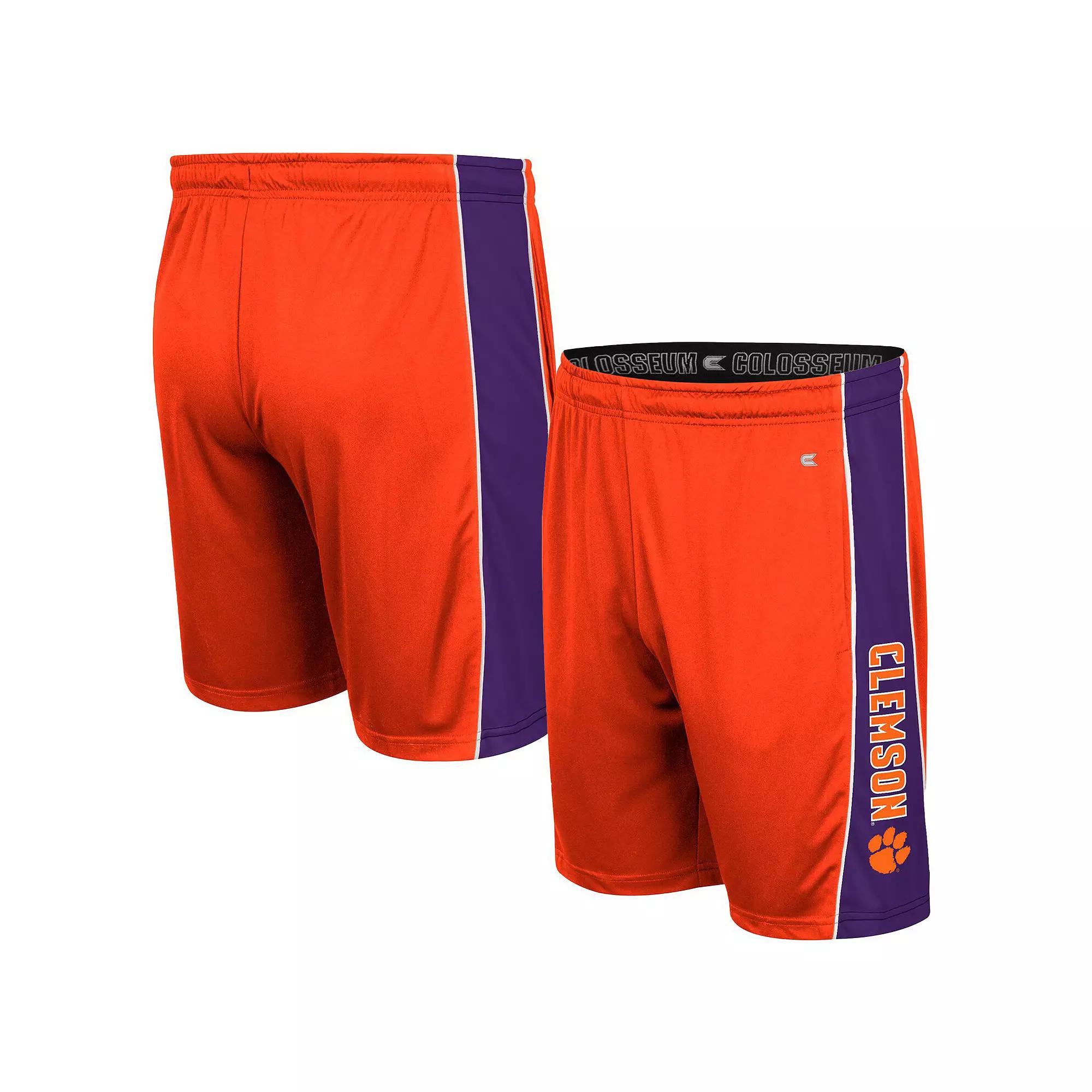 Men's Colosseum Orange Clemson Tigers Panel Shorts,  Product Image