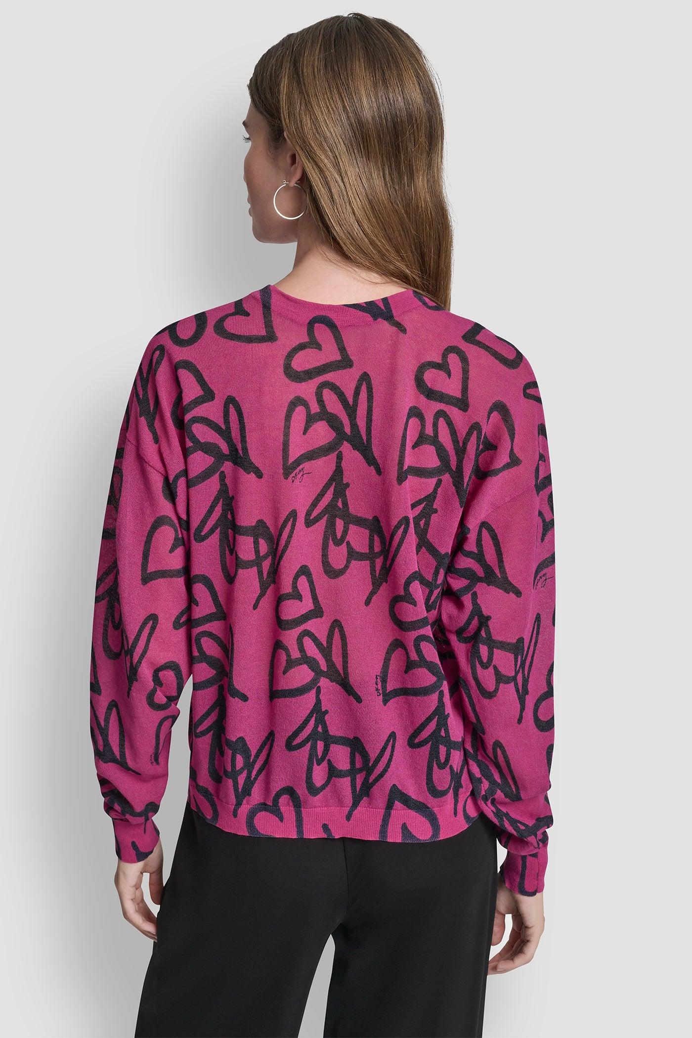 GRAFFITI HEART SWEATER Product Image