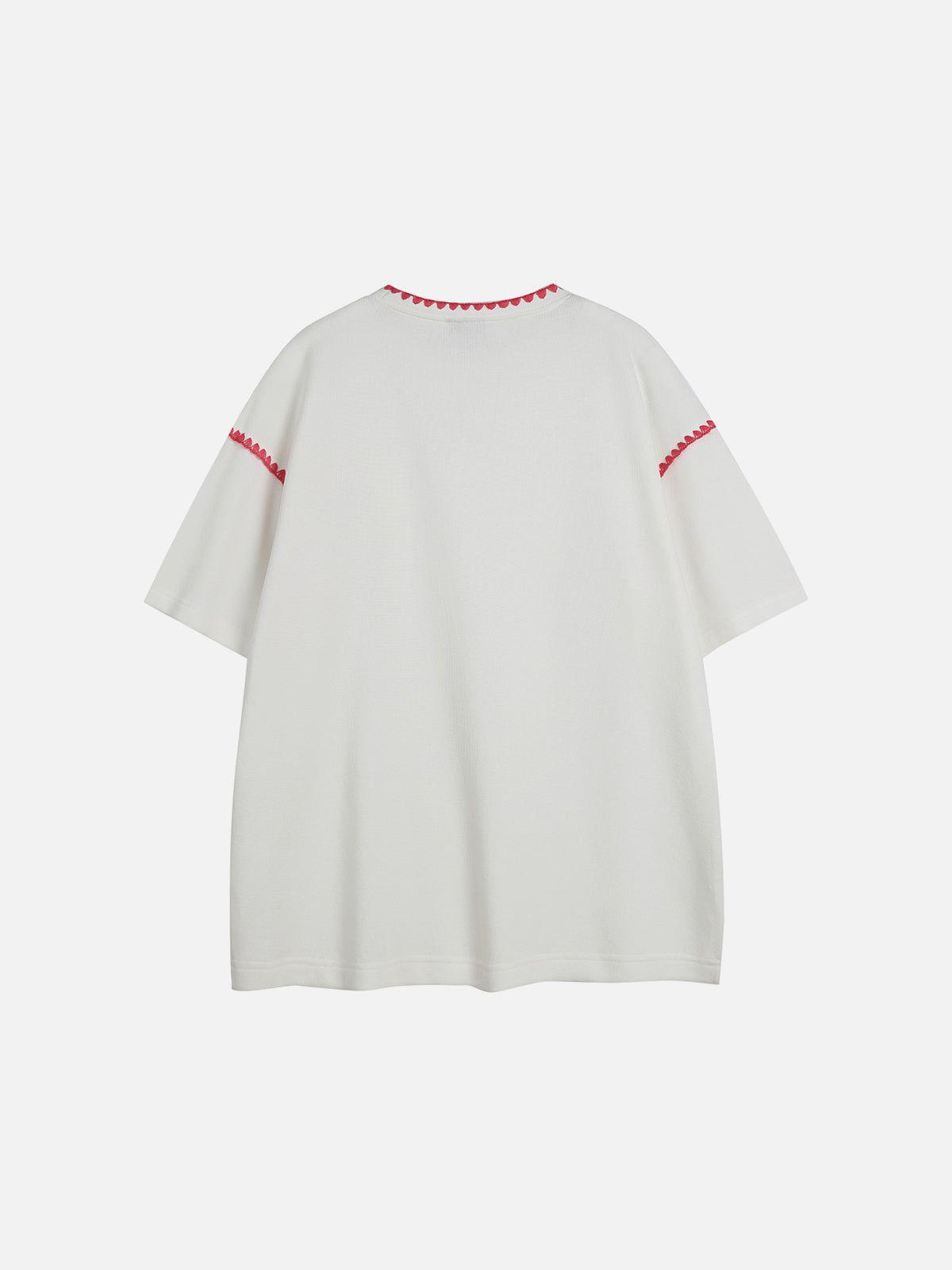 Aelfric Eden Crochet Floral Pocket Tee Product Image