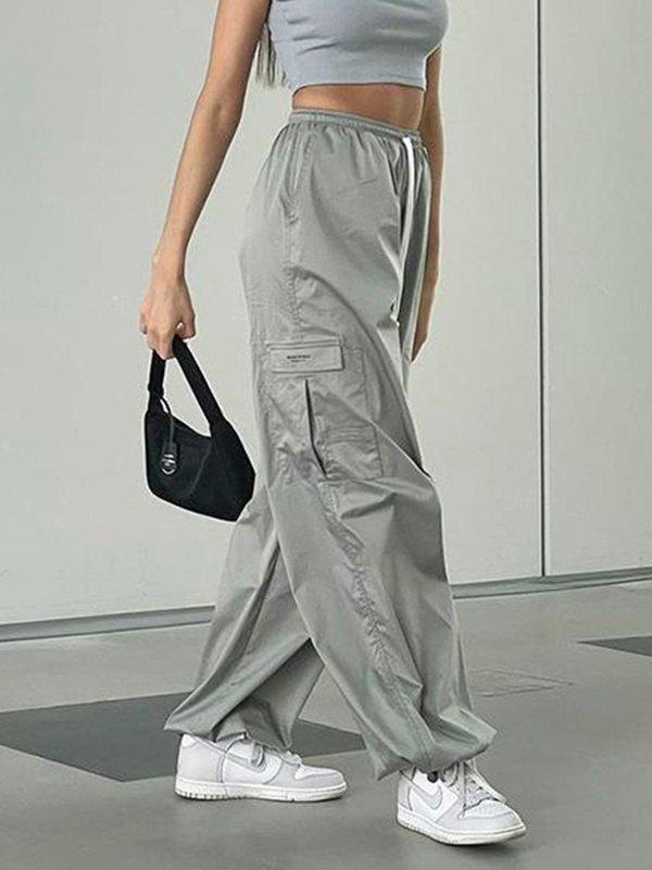 Vintage Oversized Parachute Cargo Pants Product Image