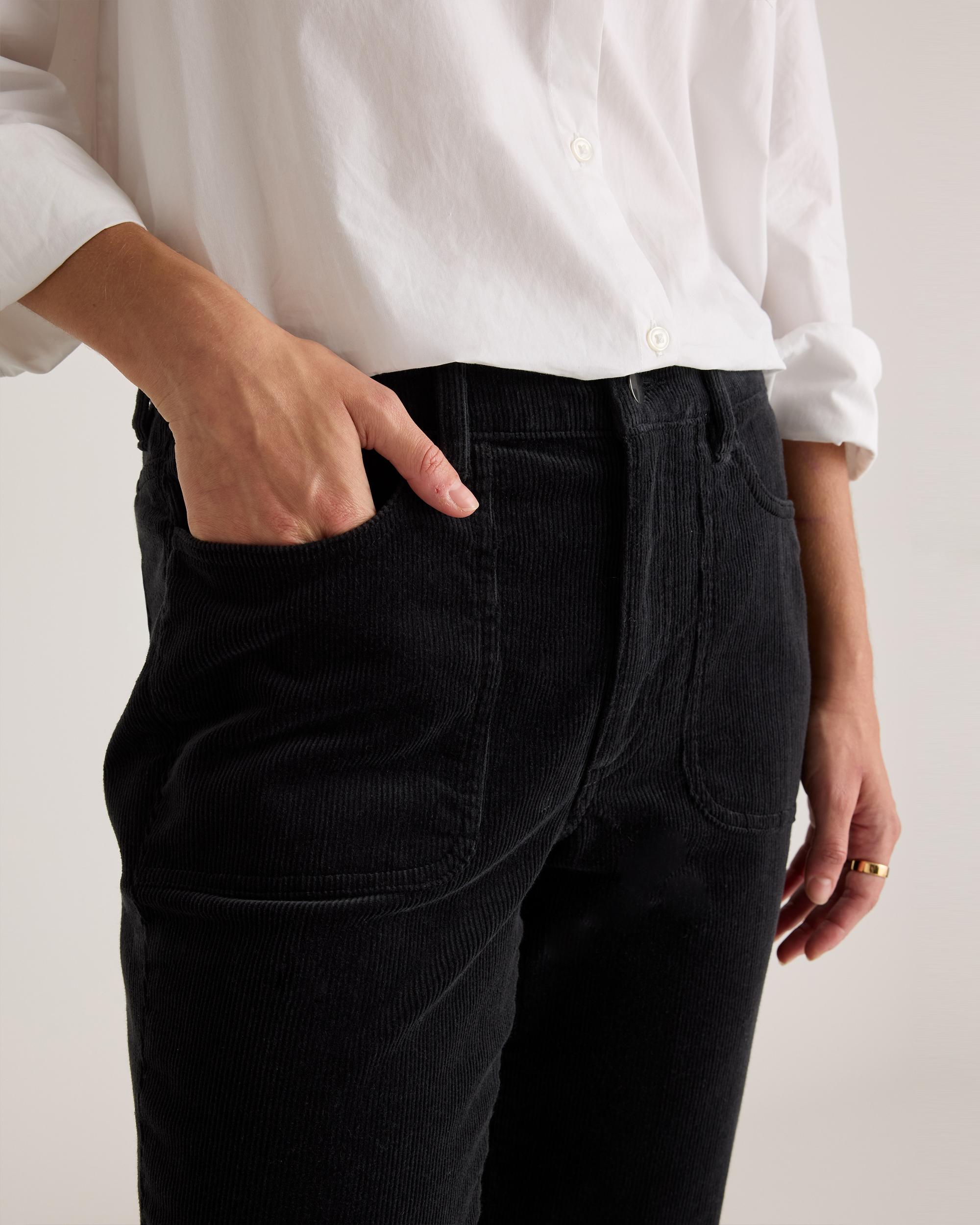 Quince | Women's Organic Stretch Corduroy Flare Pants Organic Cotton Product Image