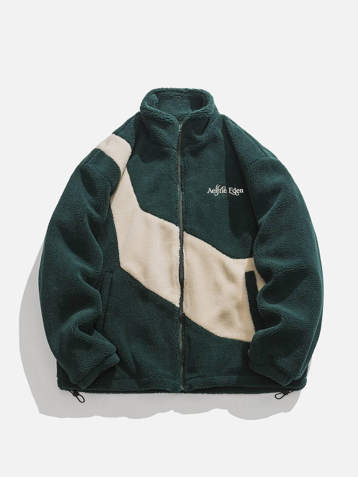 Aelfric Eden Patchwork Sherpa Coat Product Image