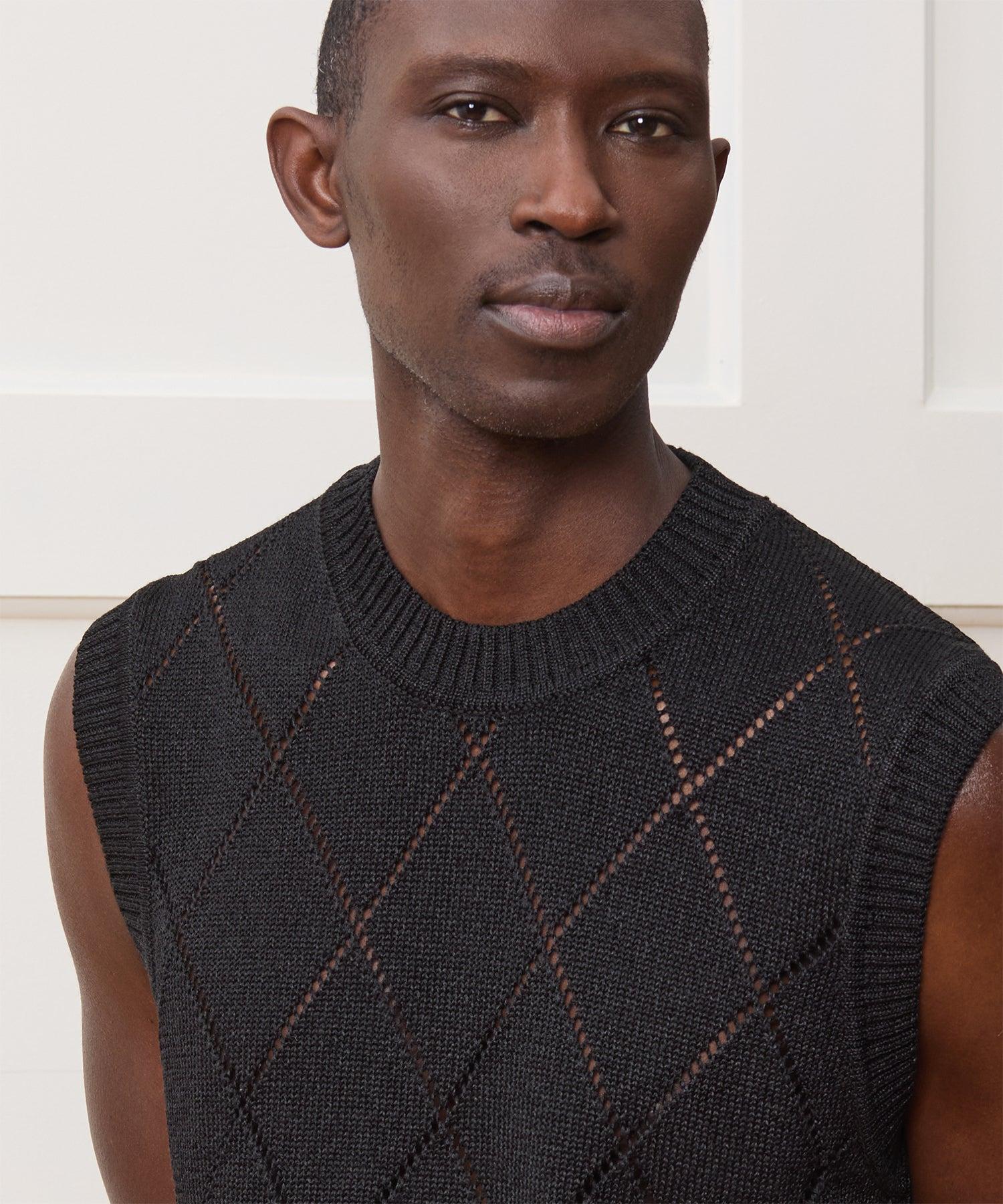 Argyle Sweater Vest Product Image