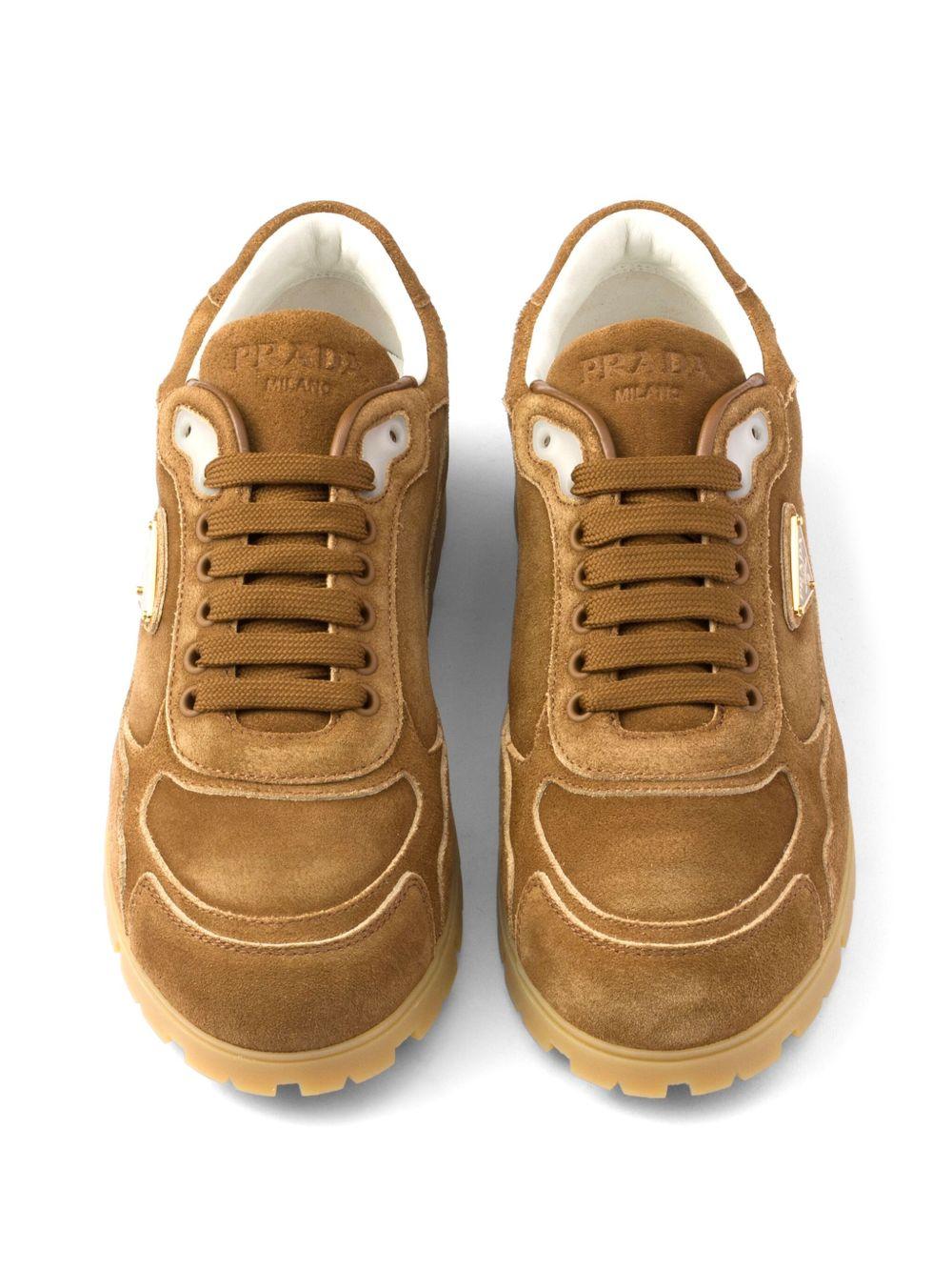 Faded suede sneakers Product Image