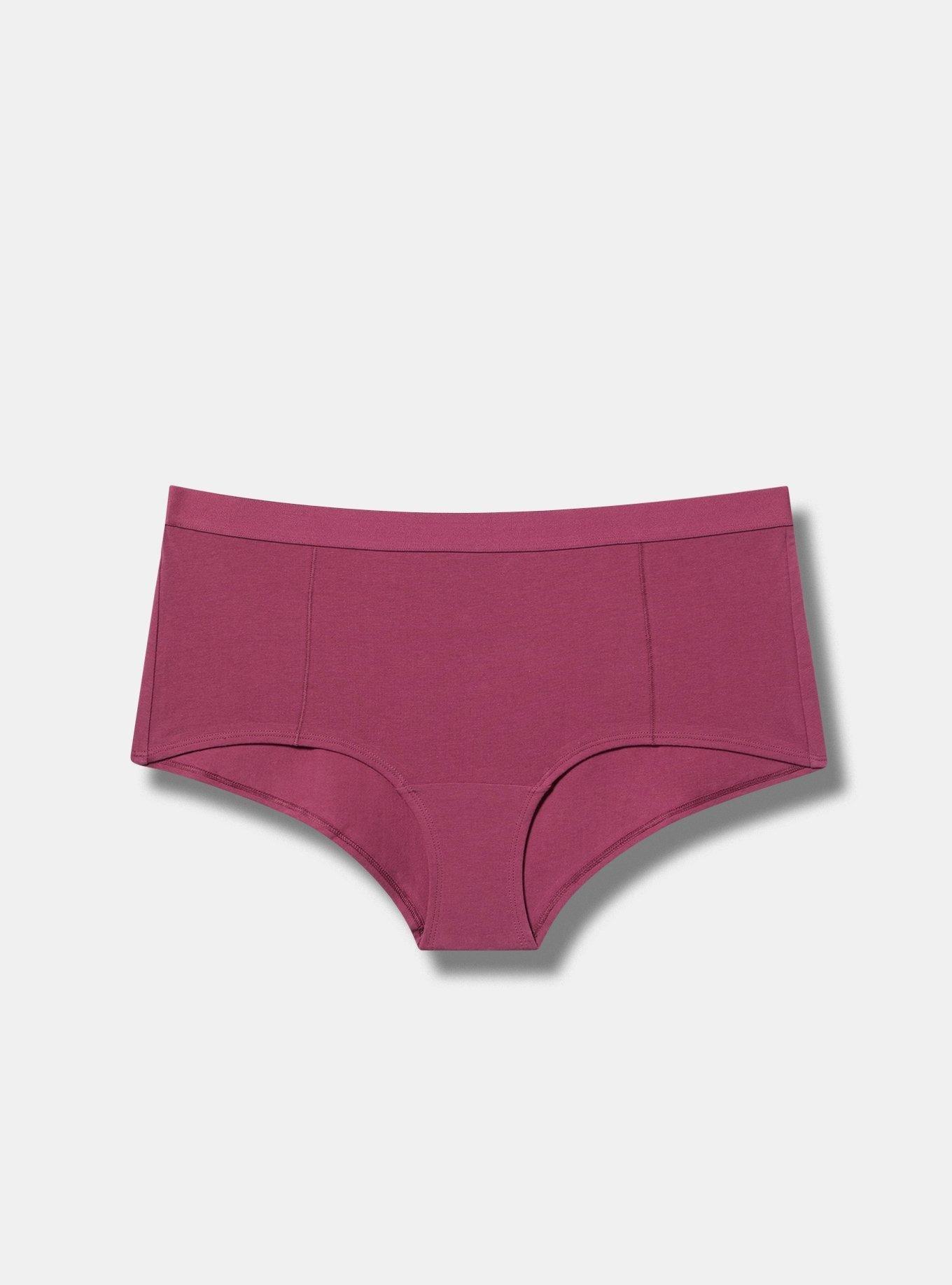 Cotton Mid-Rise Boyshort Panty Product Image