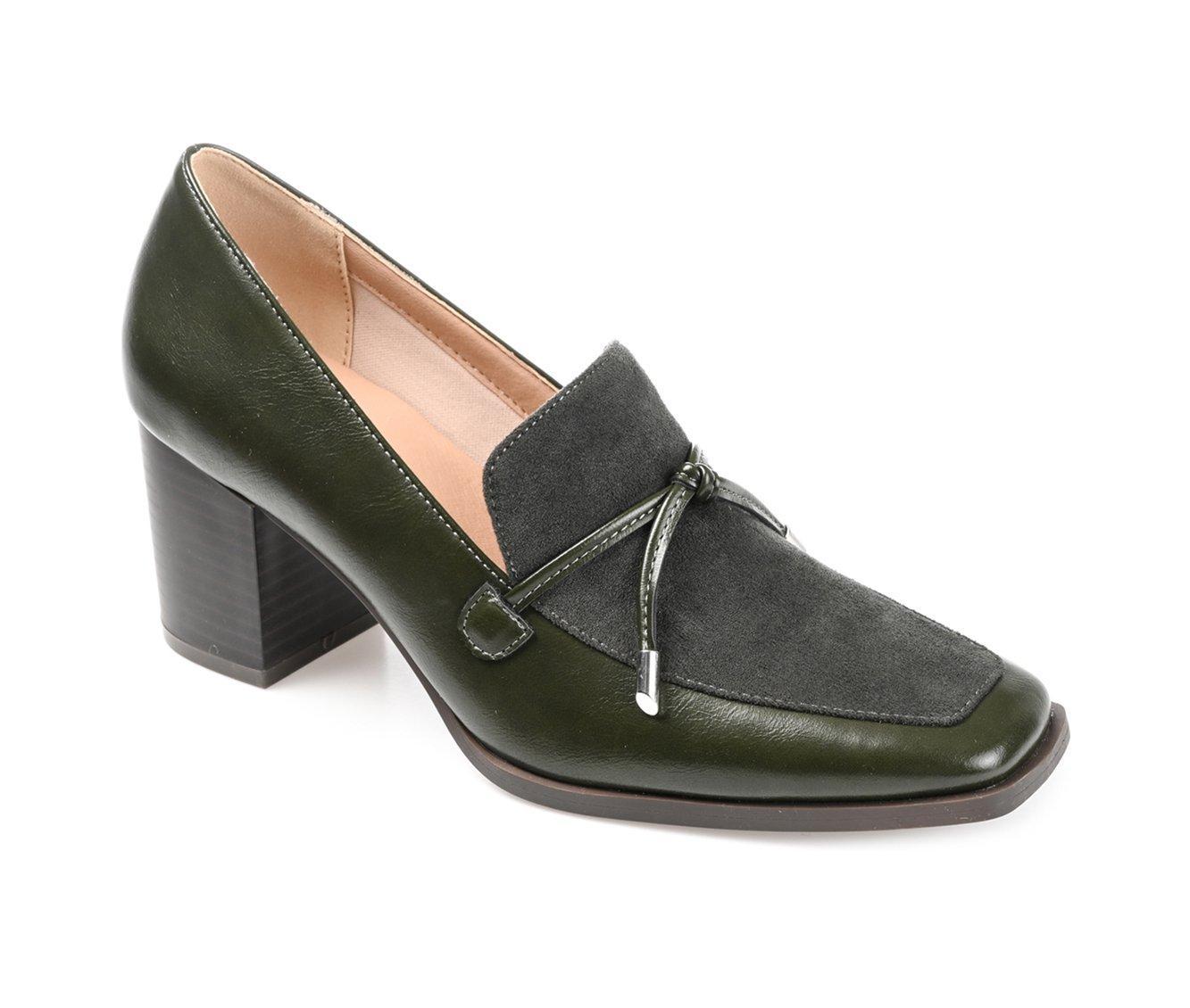 Women's Journee Collection Crawford Heeled Loafers Product Image