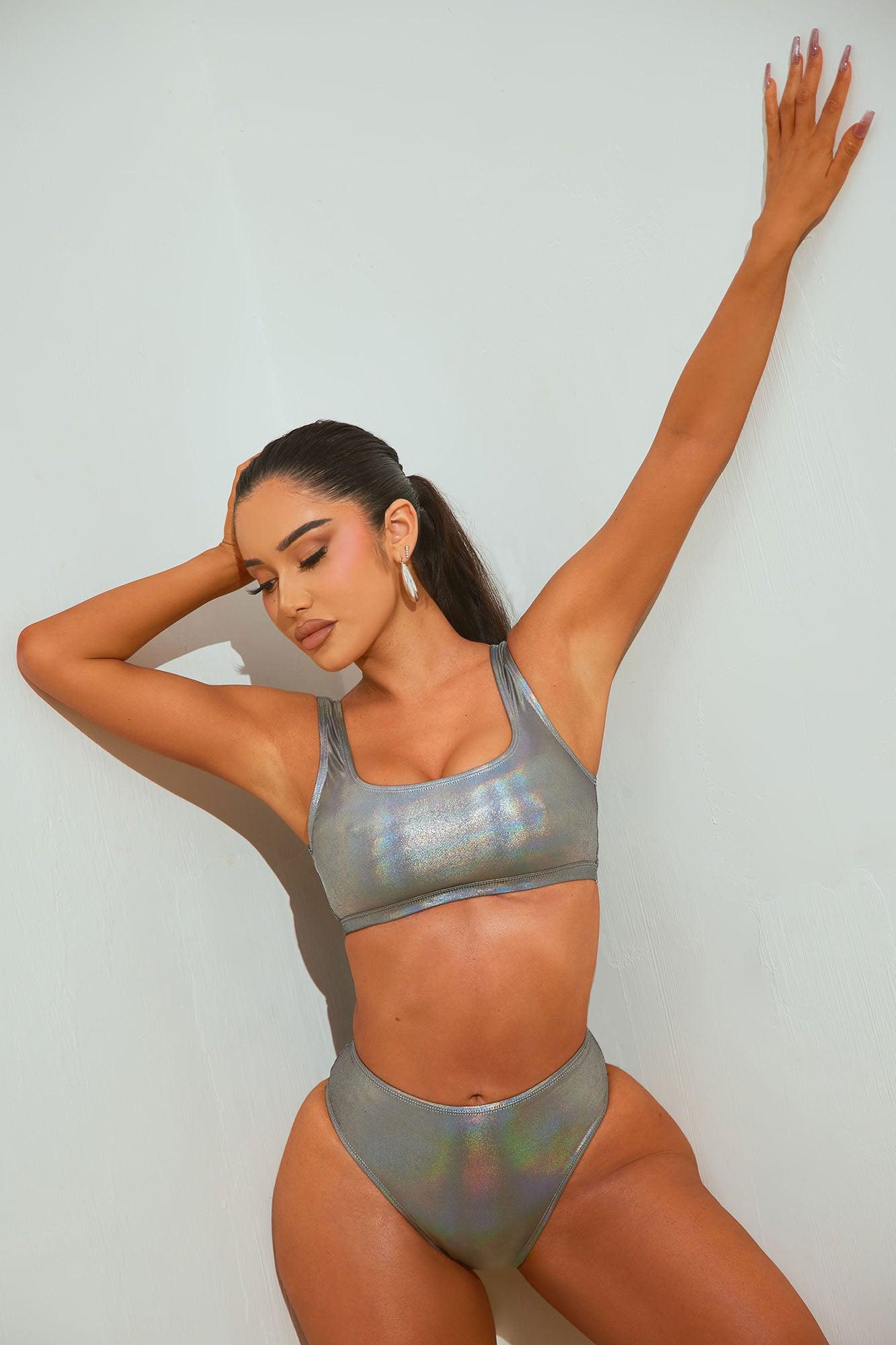 Beach House Swim 2 Piece Bikini - Silver Product Image