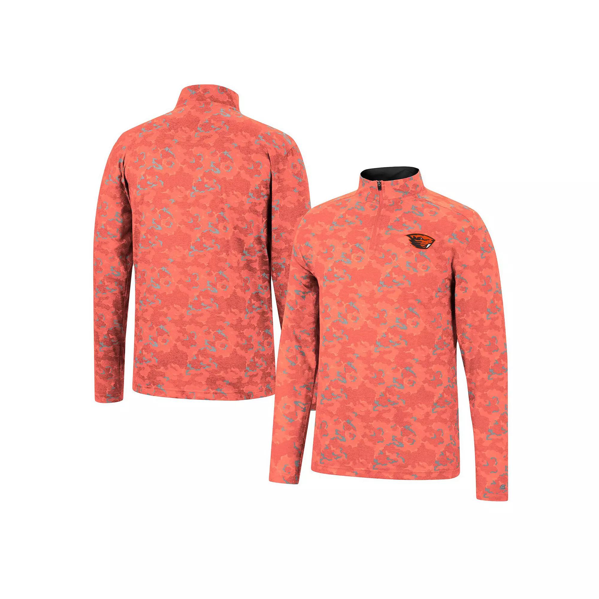 Men's Colosseum Orange Oregon State Beavers Tivo Quarter-Zip Jacket,  Product Image