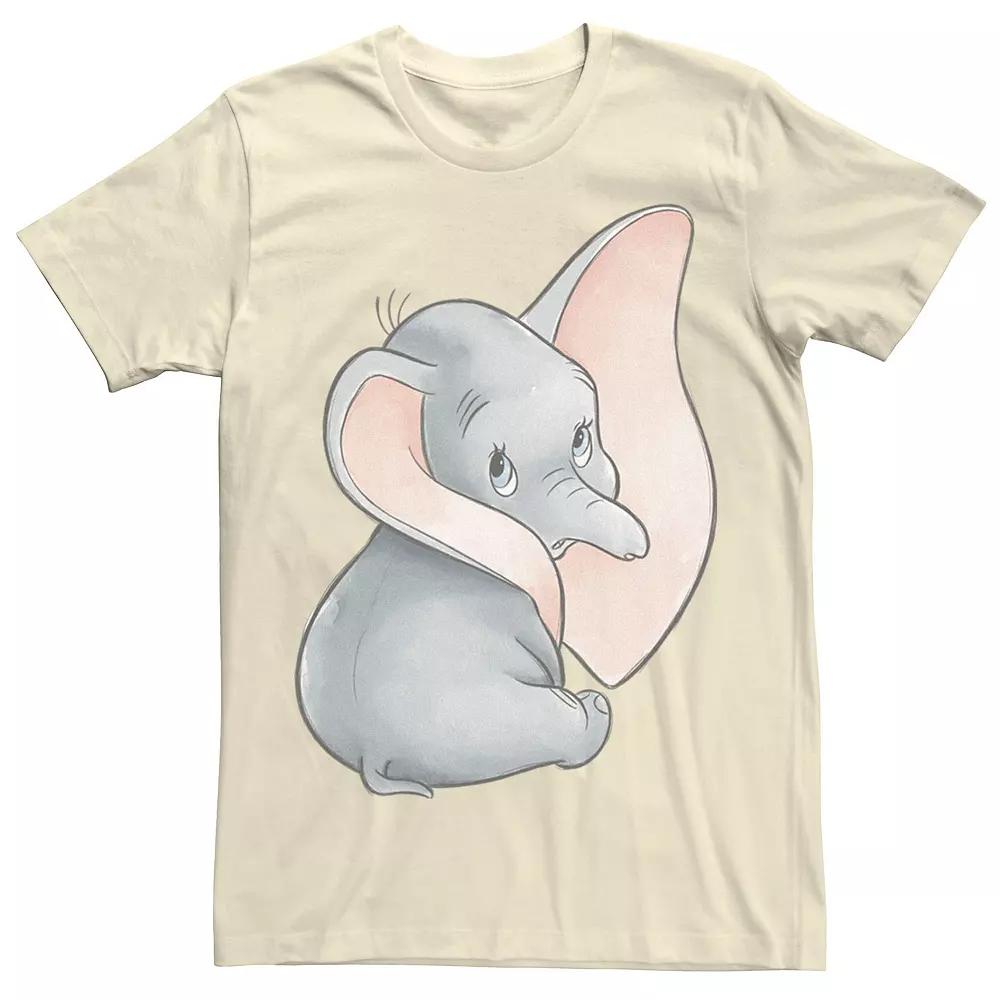 Disney's Dumbo Classic Big Ears Cute Portrait Men's Tee,  Product Image