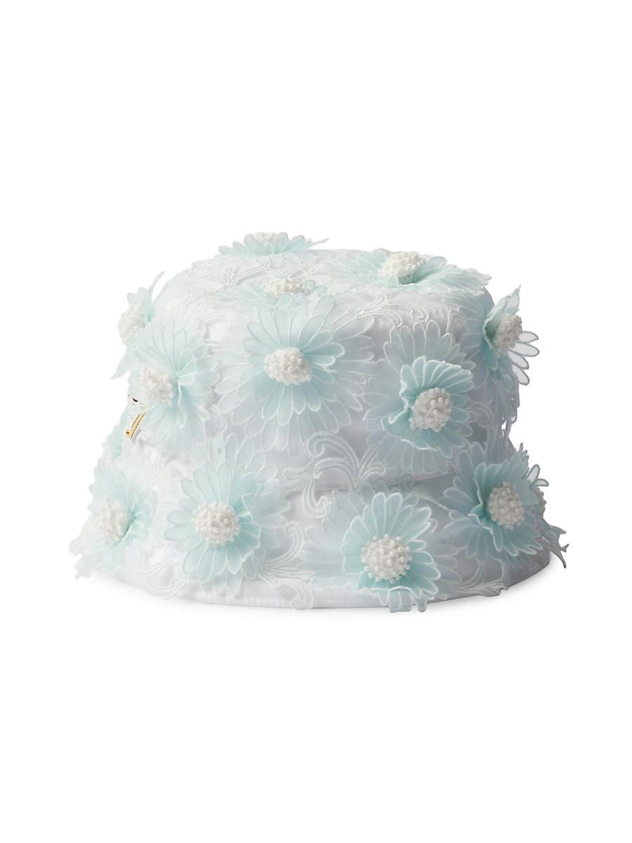 Womens Guipure Lace Bucket Hat Product Image
