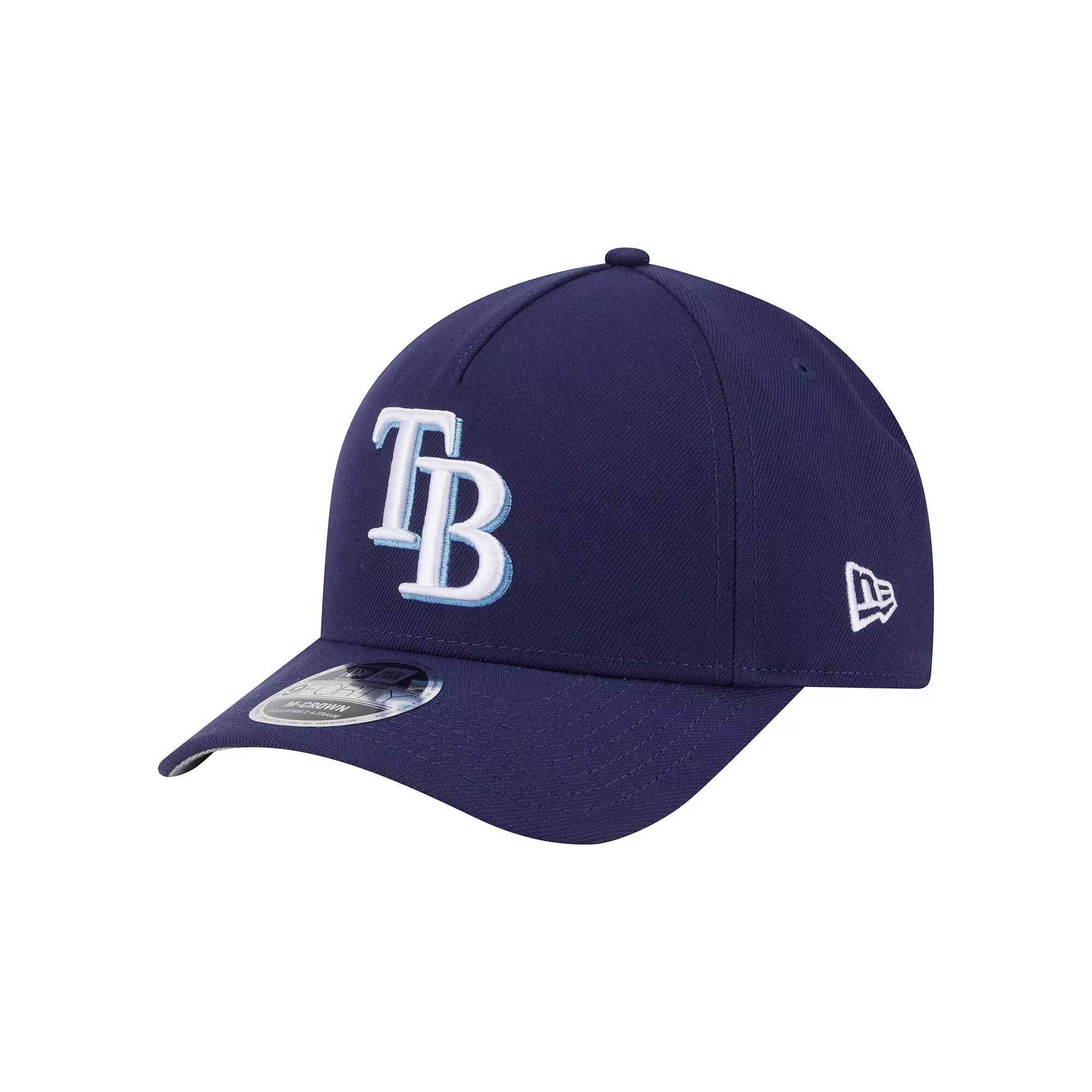 Men's New Era Navy Tampa Bay Rays 9FORTY M-Crown Adjustable Hat, Blue Product Image