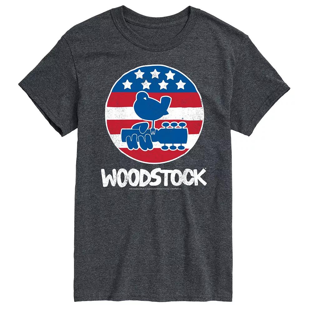 Big & Tall Woodstock Americana Graphic Tee, Men's,  Product Image