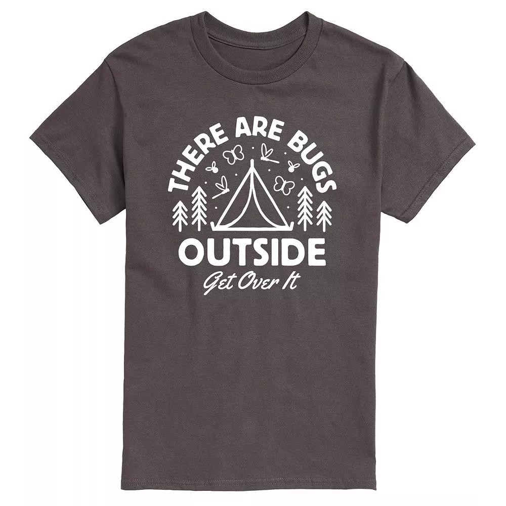 Men's There Are Bugs Outside Get Over It Graphic Tee,  Product Image