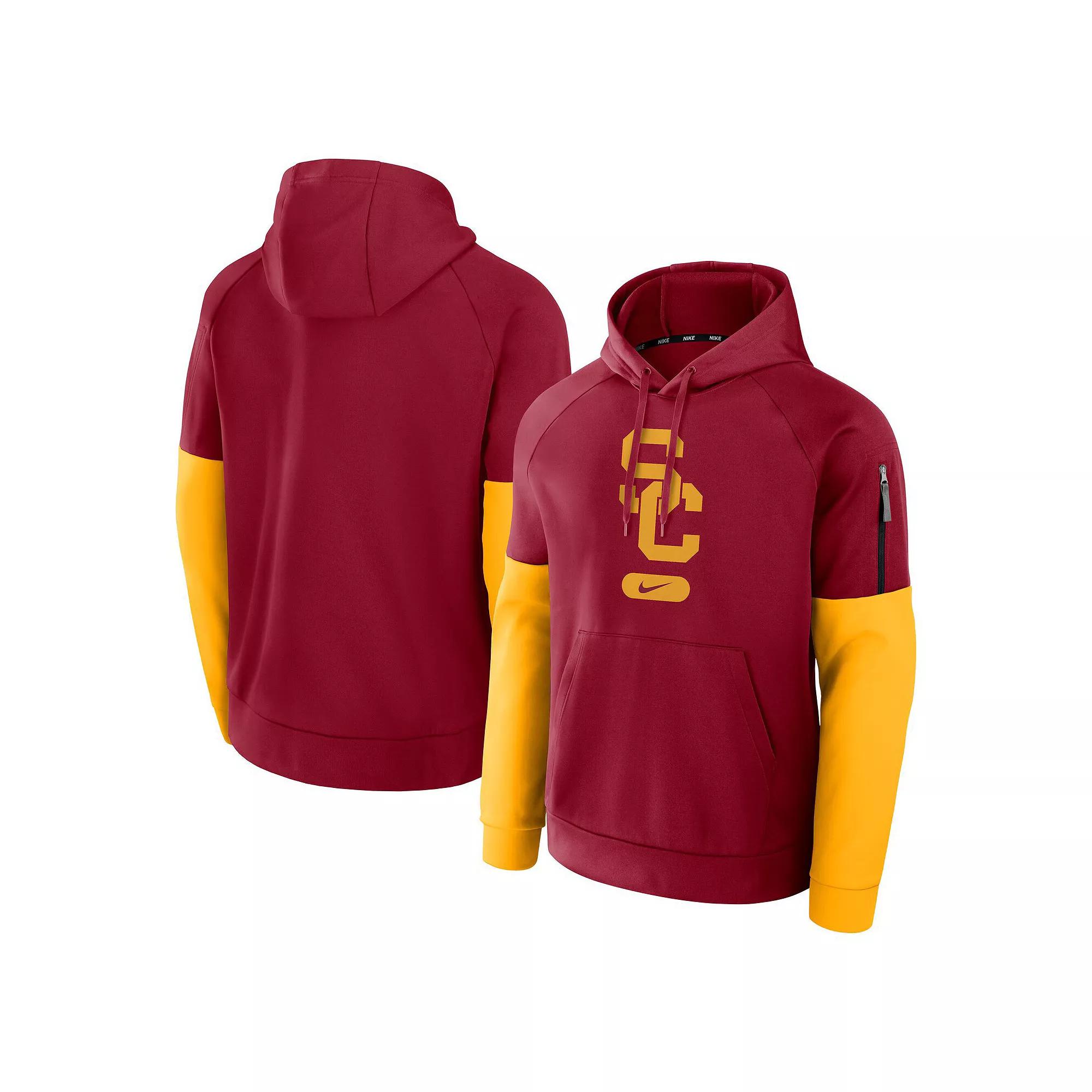 Men's Nike Texas Orange Burnt Orange Texas Longhorns Fitness Performance Pullover Hoodie,  Product Image