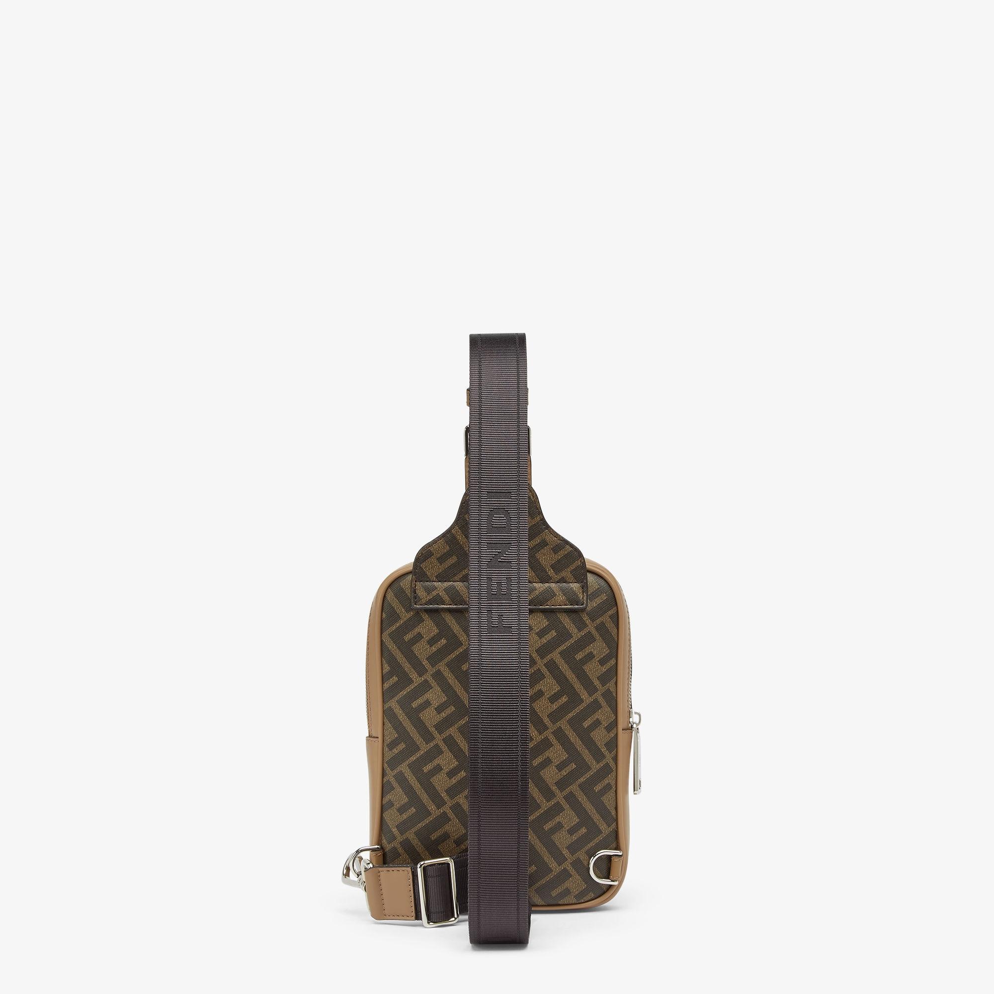 Fendi Diagonal Belt BagBrown FF canvas belt bag Product Image