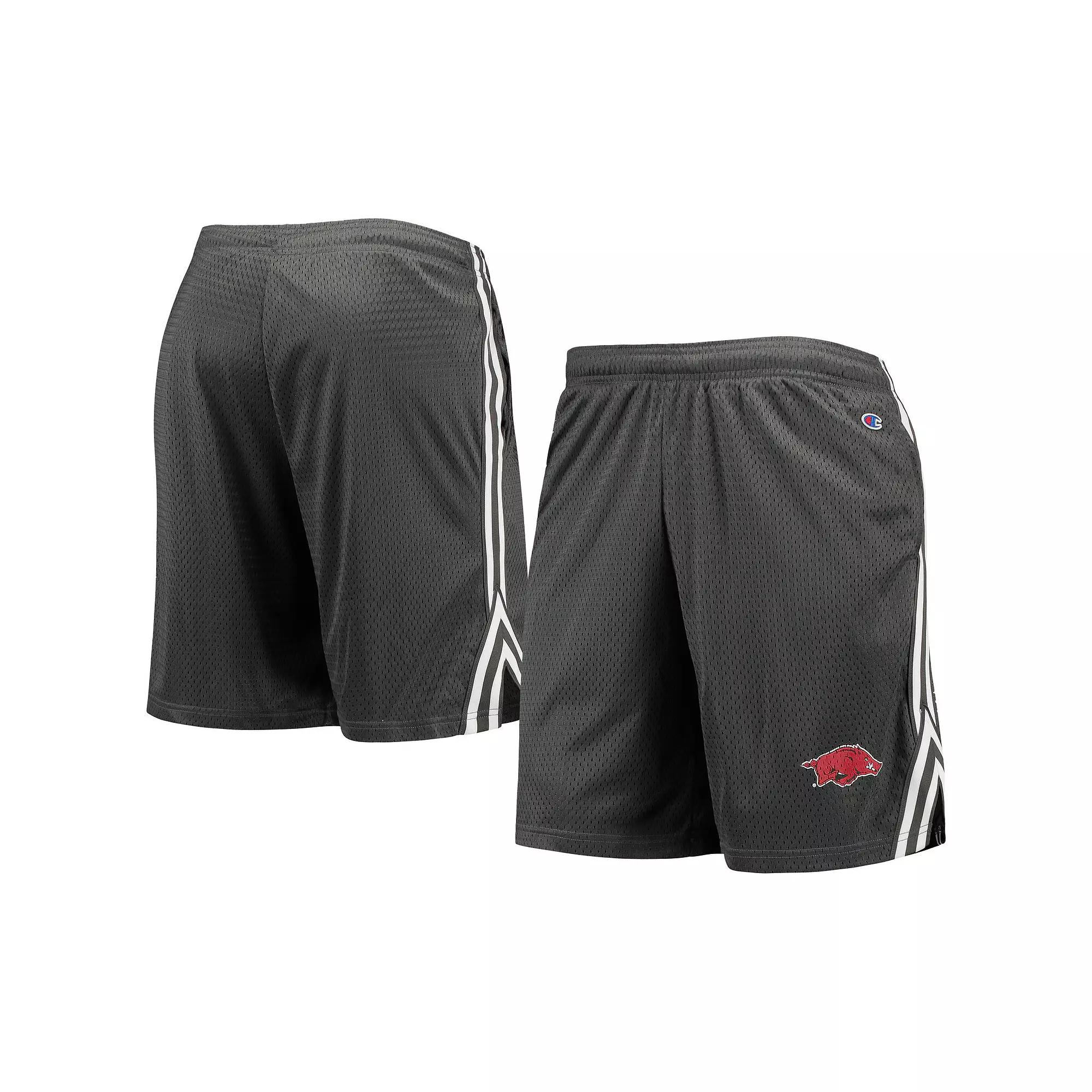 Men's Champion Gray Arkansas Razorbacks Team Lacrosse Shorts,  Product Image