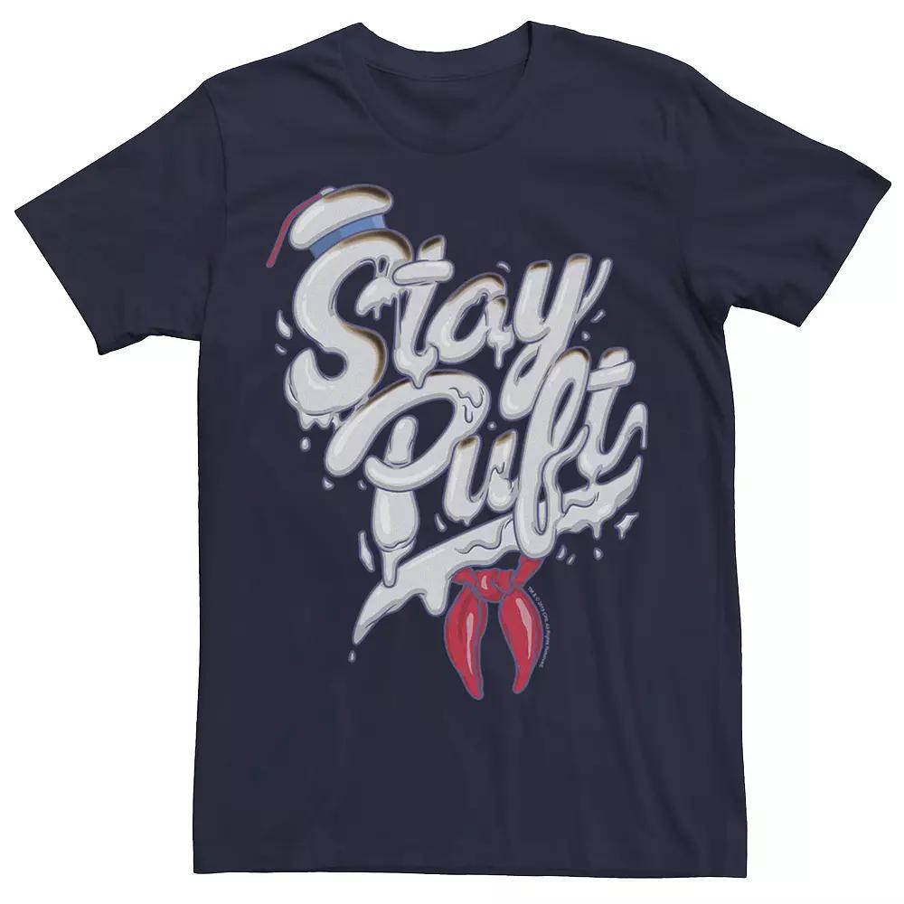 Men's Ghostbusters Stay Puft Marshmallow Man Style Font Tee,  Product Image