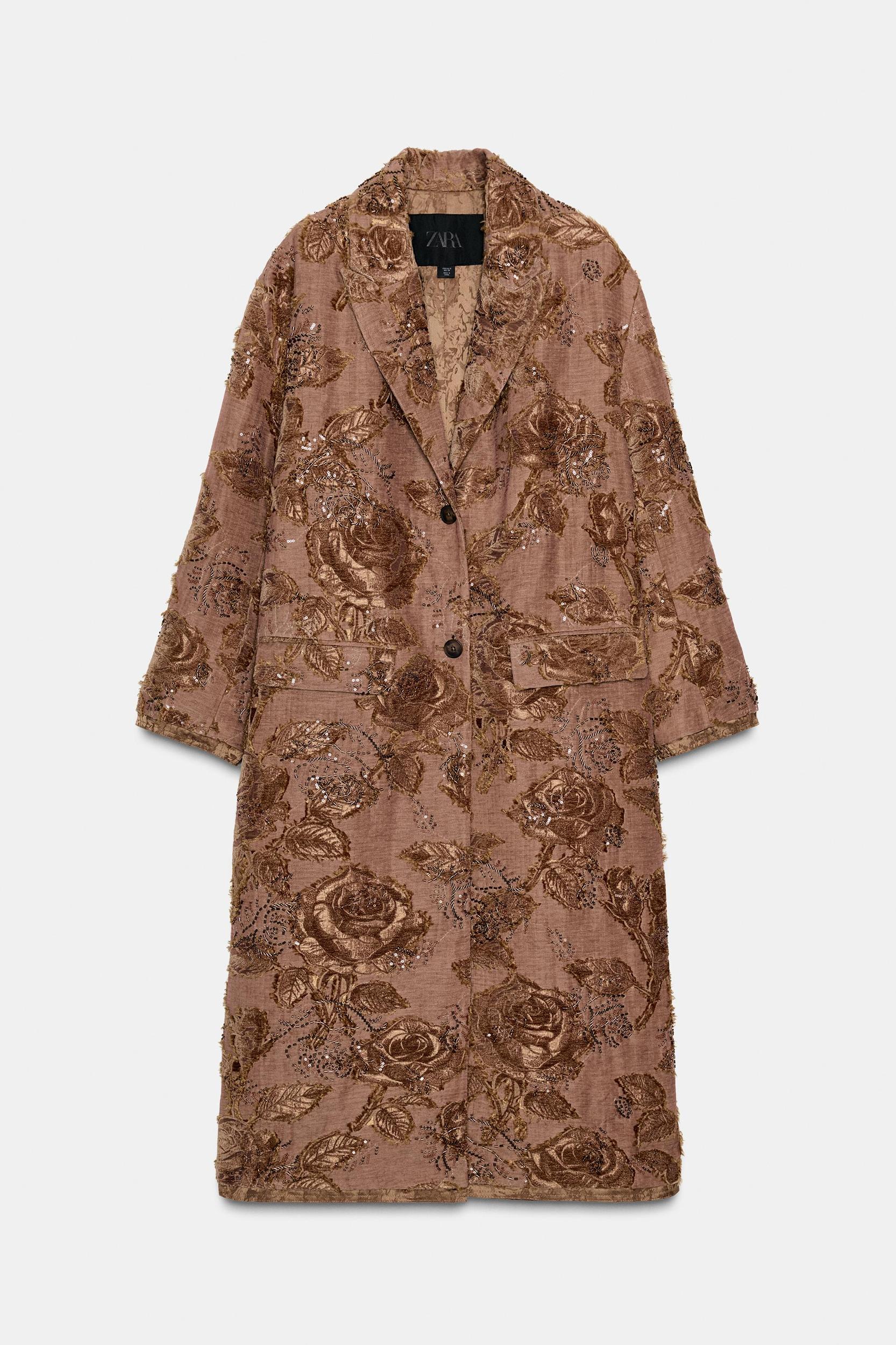 ZW COLLECTION LIMITED EDITION EMBROIDERED LONG COAT Product Image