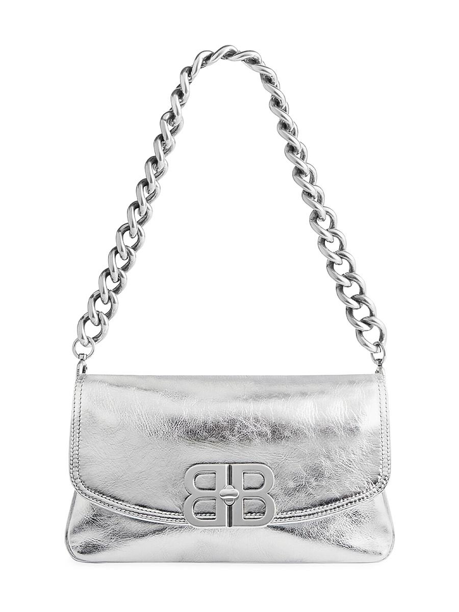 Womens BB Soft Small Flap Bag Metallized Product Image