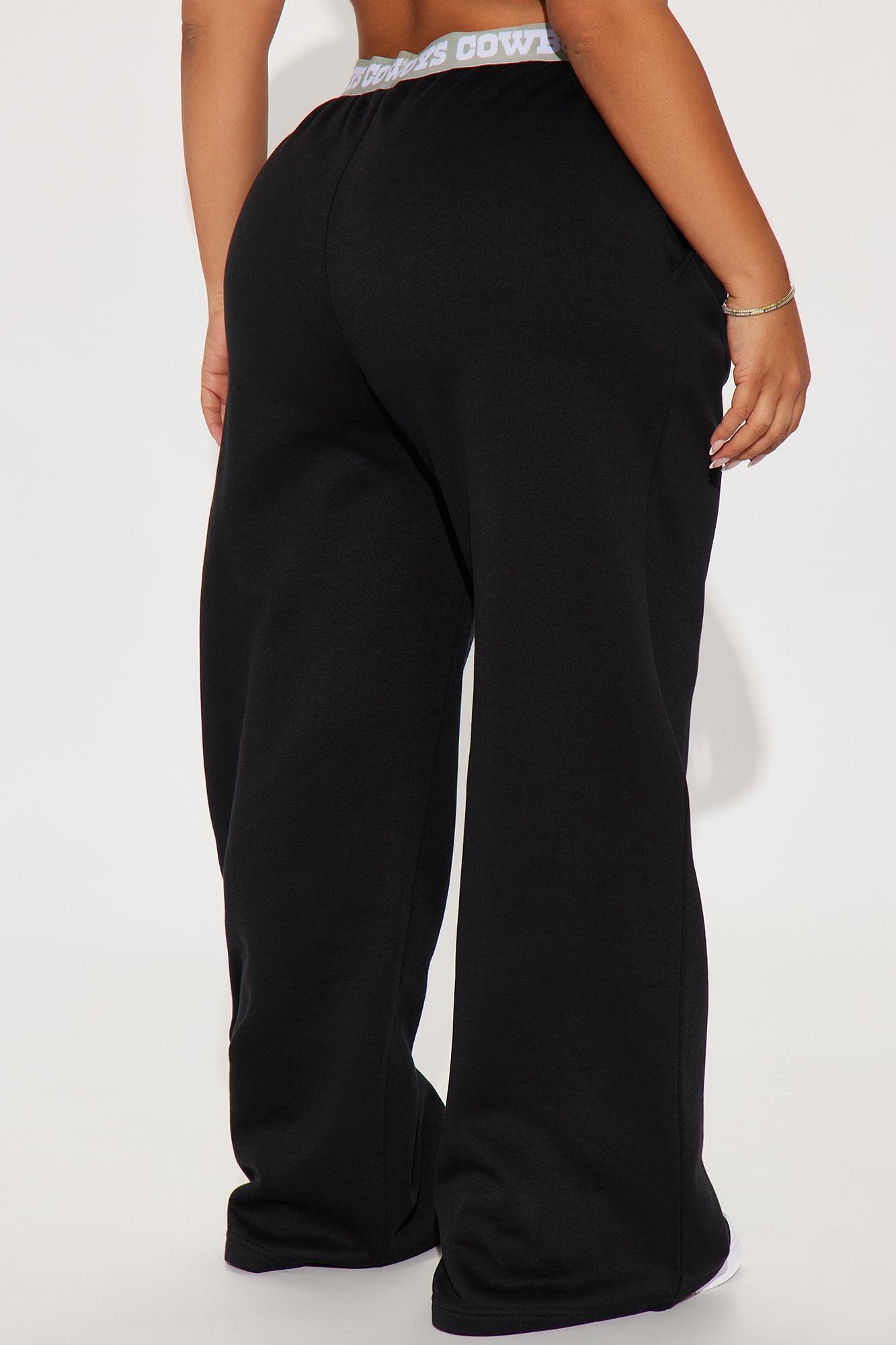 Dallas Cowboys Wide Leg Pant - Black Product Image