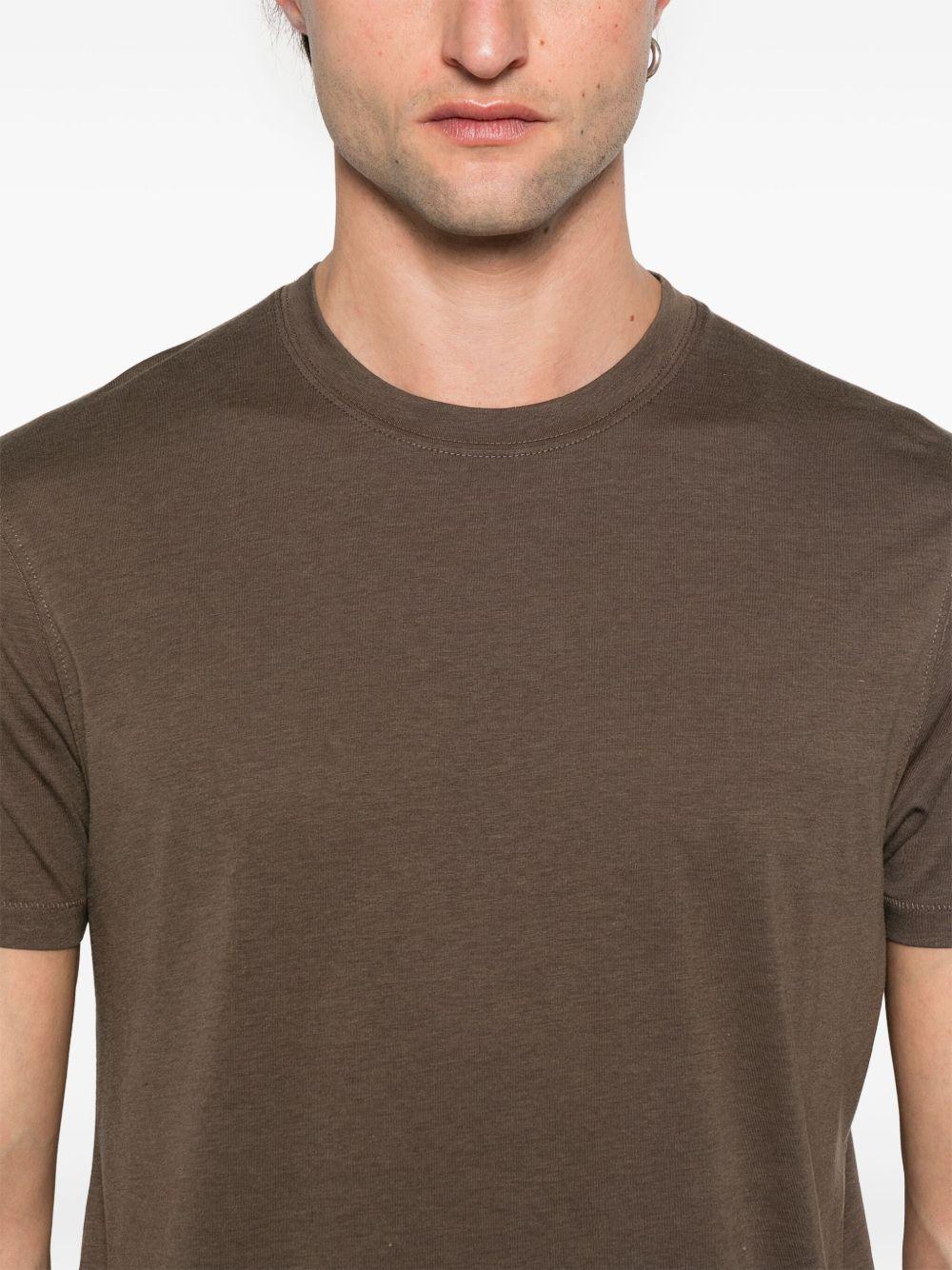 TOM FORD Slim-fit Lyocell And Cotton-blend Jersey T-shirt In Brown Product Image