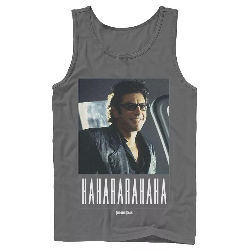 Men's Jurassic Park Ian Malcolm Hahararahaha Tank Top,  Product Image