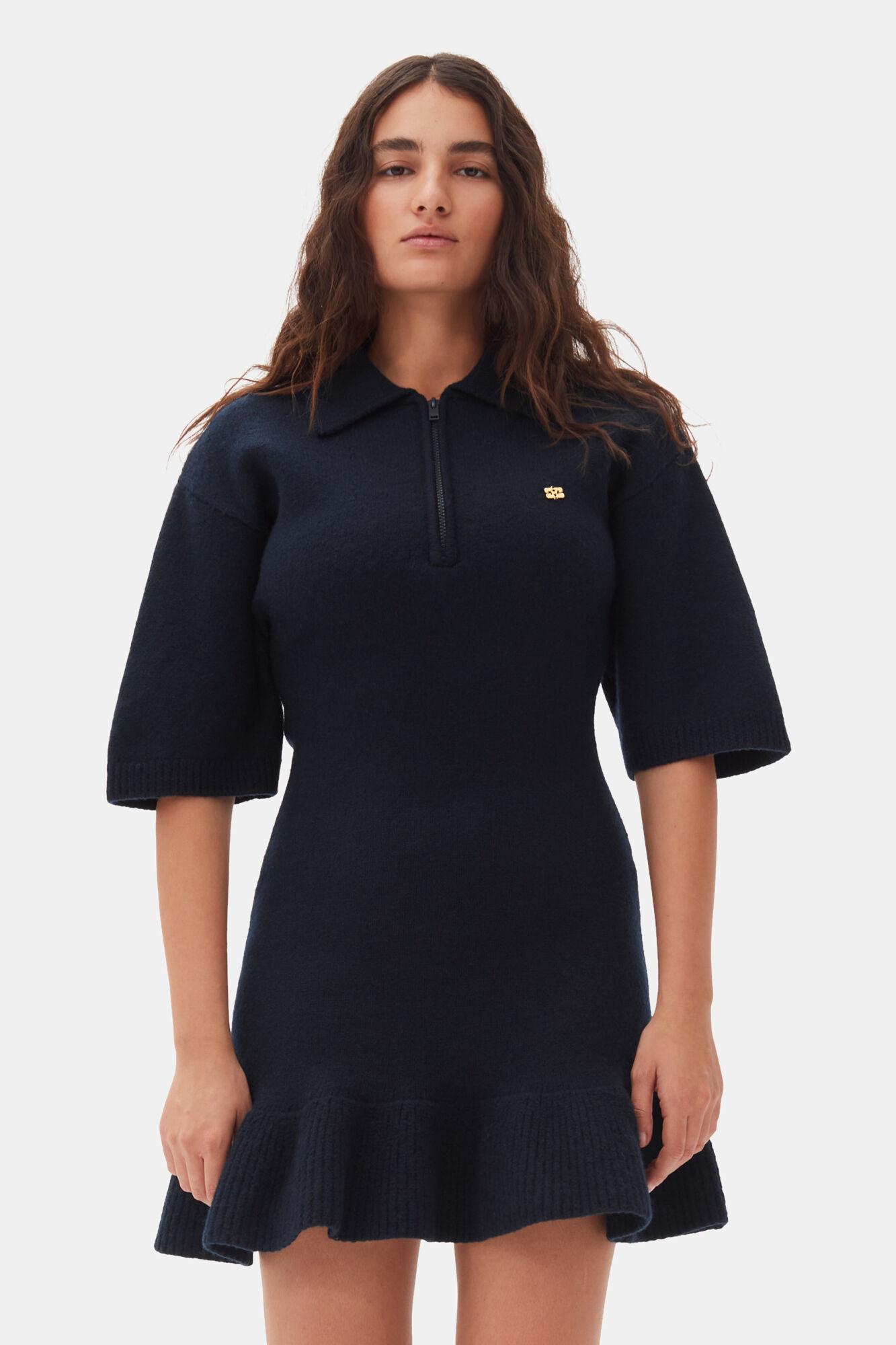 Dark Blue Mini Dress Product Image