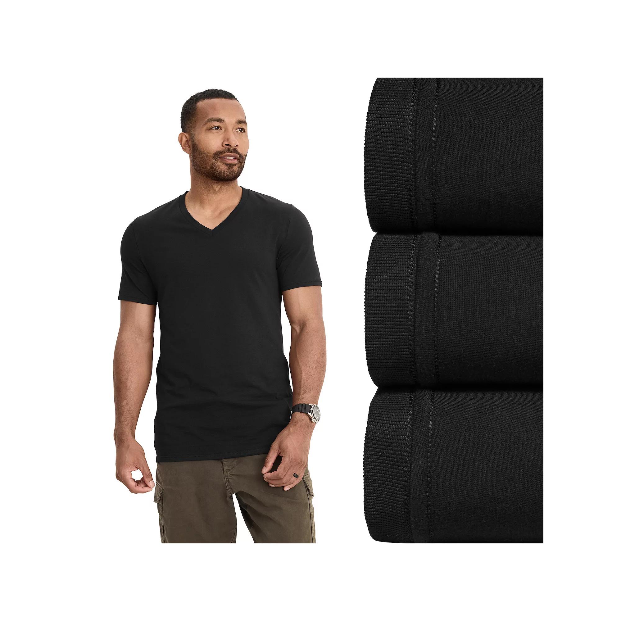 Men's Jockey 3-Pack Cotton Stretch V-Neck Undershirt,  Product Image