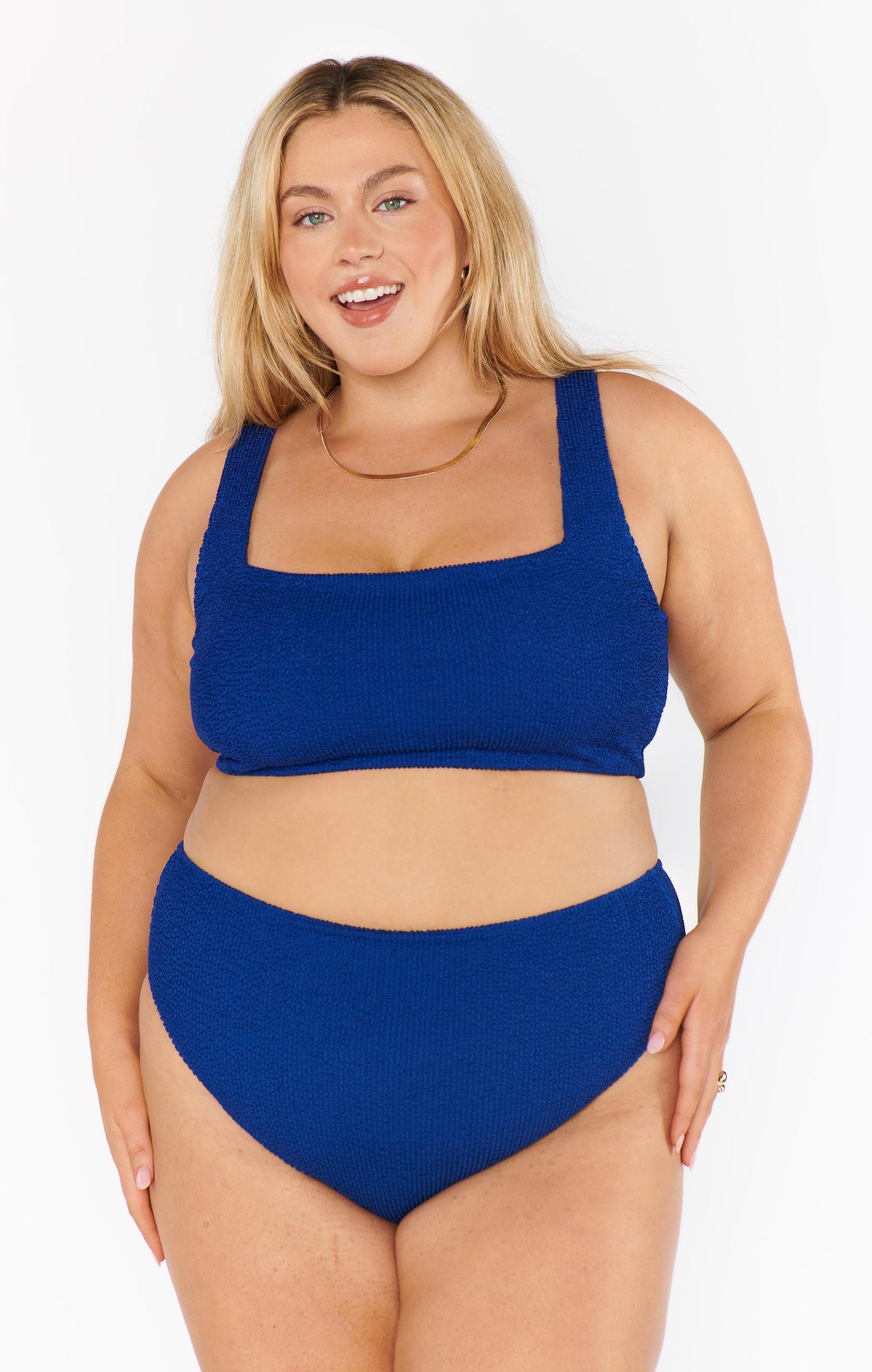 Hot Tub Top ~ Navy Scrunch Product Image