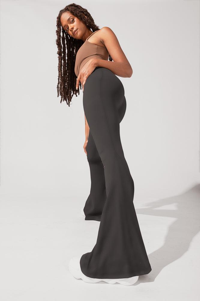 Crisscross Hourglass® Bell Bottom with Pockets - Black Product Image