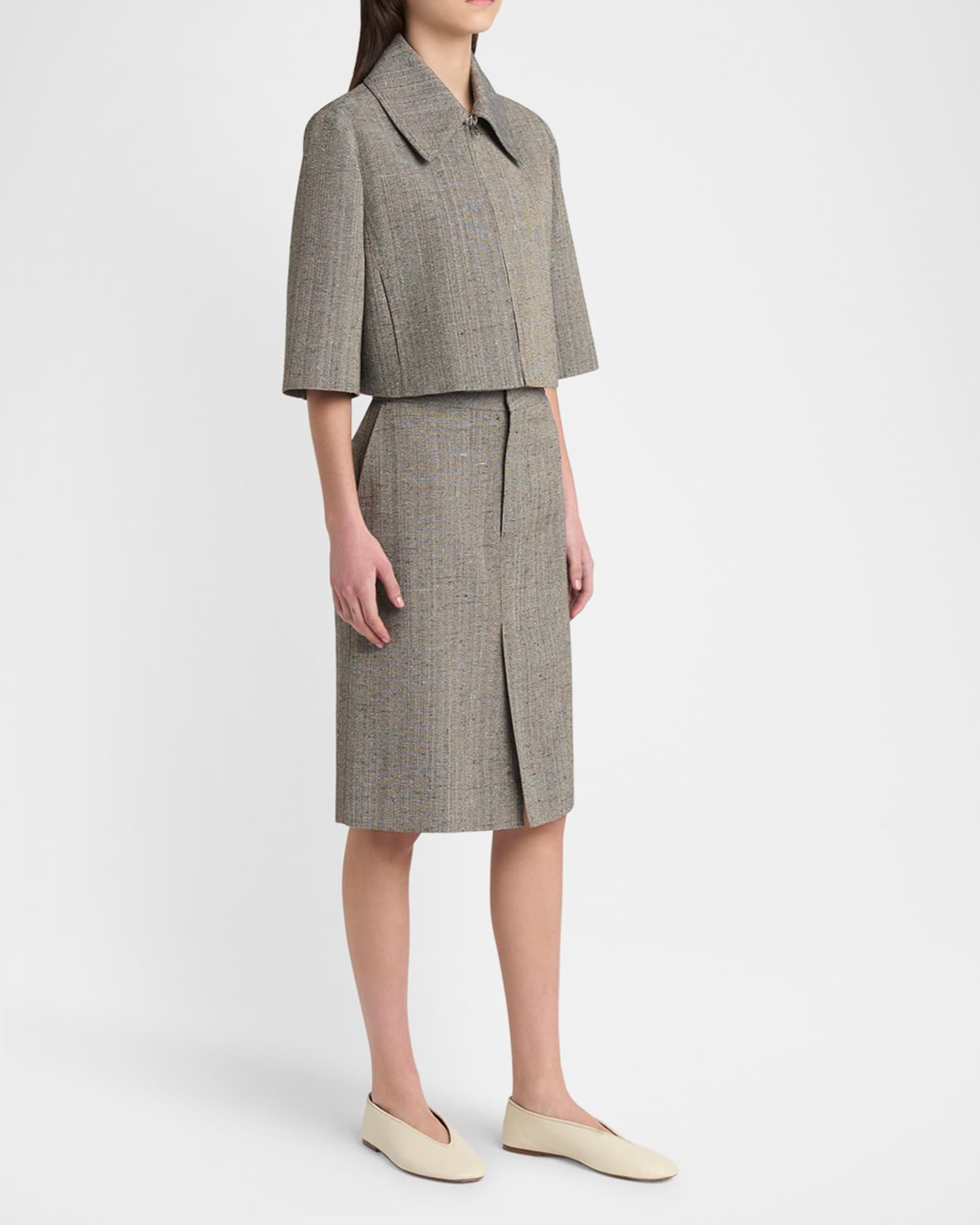 Lagoon Nappa Leather Ballerina Flats Product Image