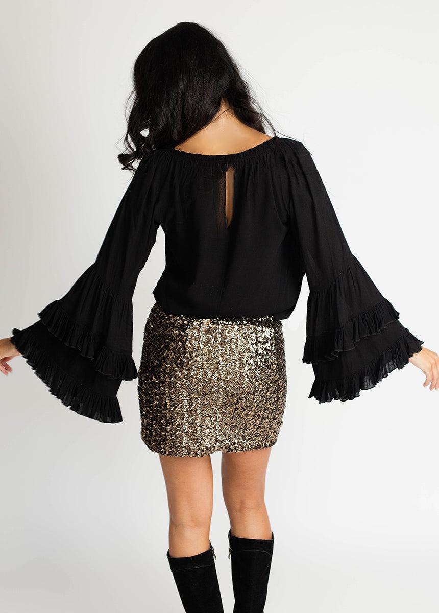 Jaycie Skirt in Bronze Female Product Image