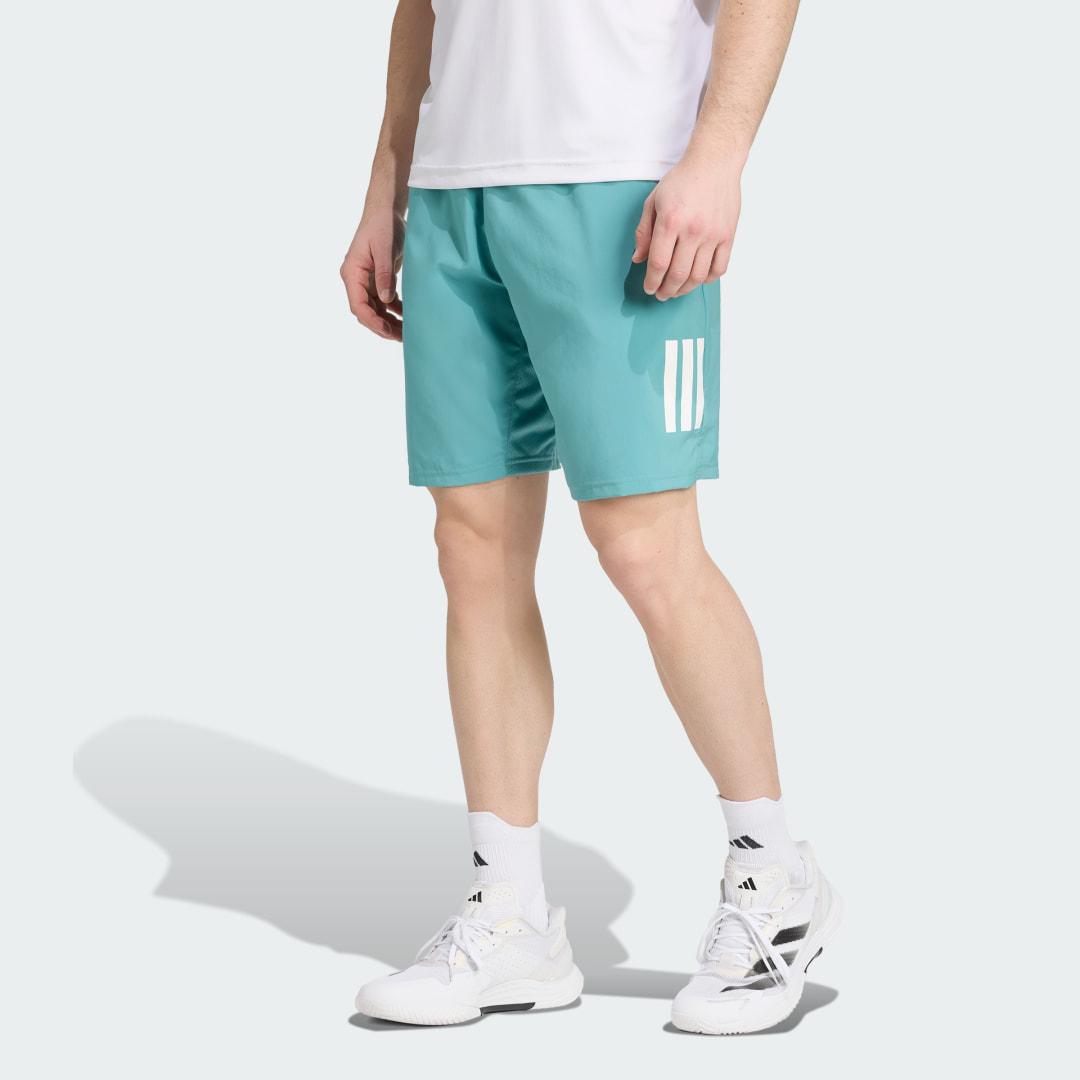 adidas Club Tennis Climacool 3-Stripes Shorts White L 9 Mens Product Image