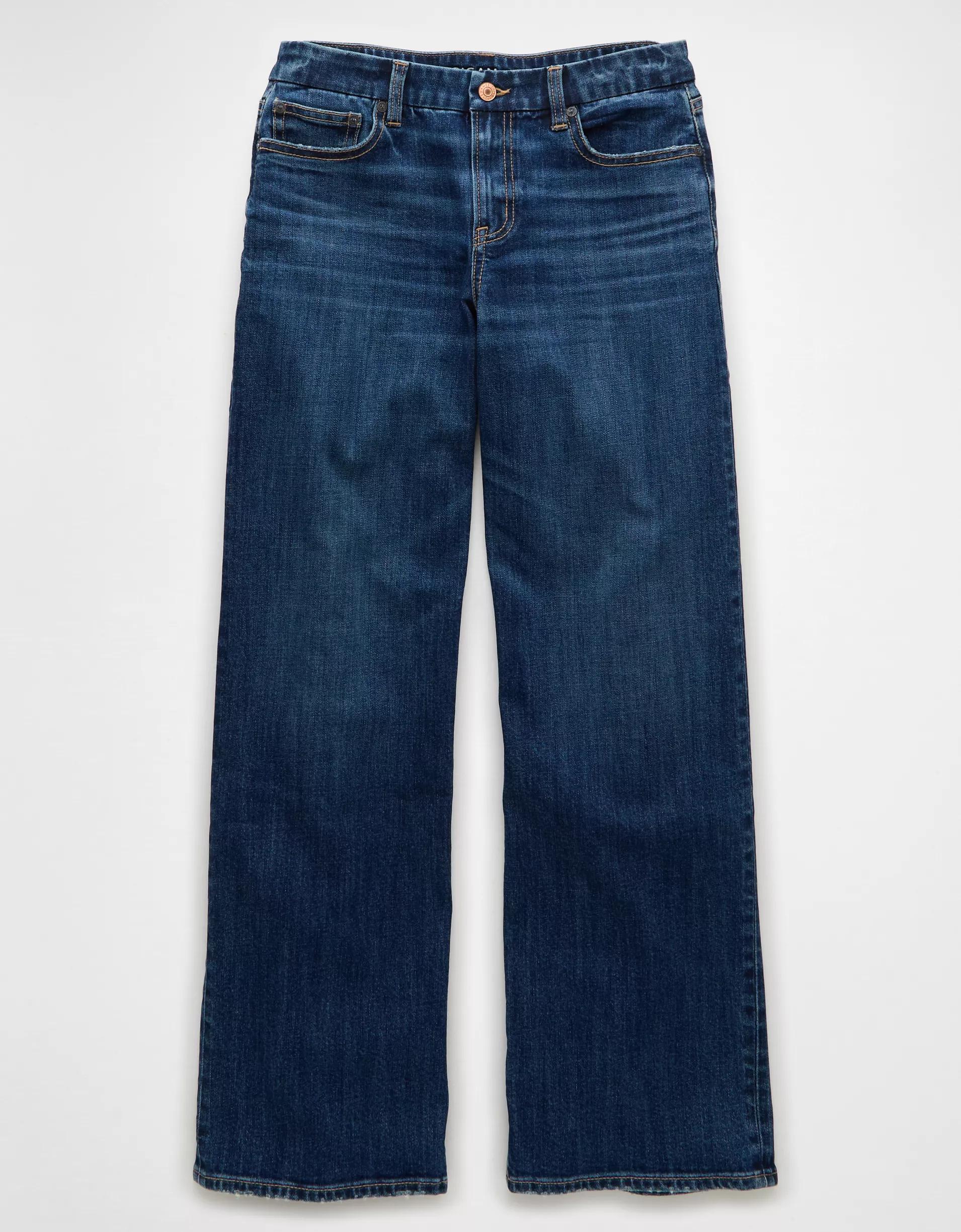 AE Stretch Curvy High-Waisted Stovepipe Jean Product Image