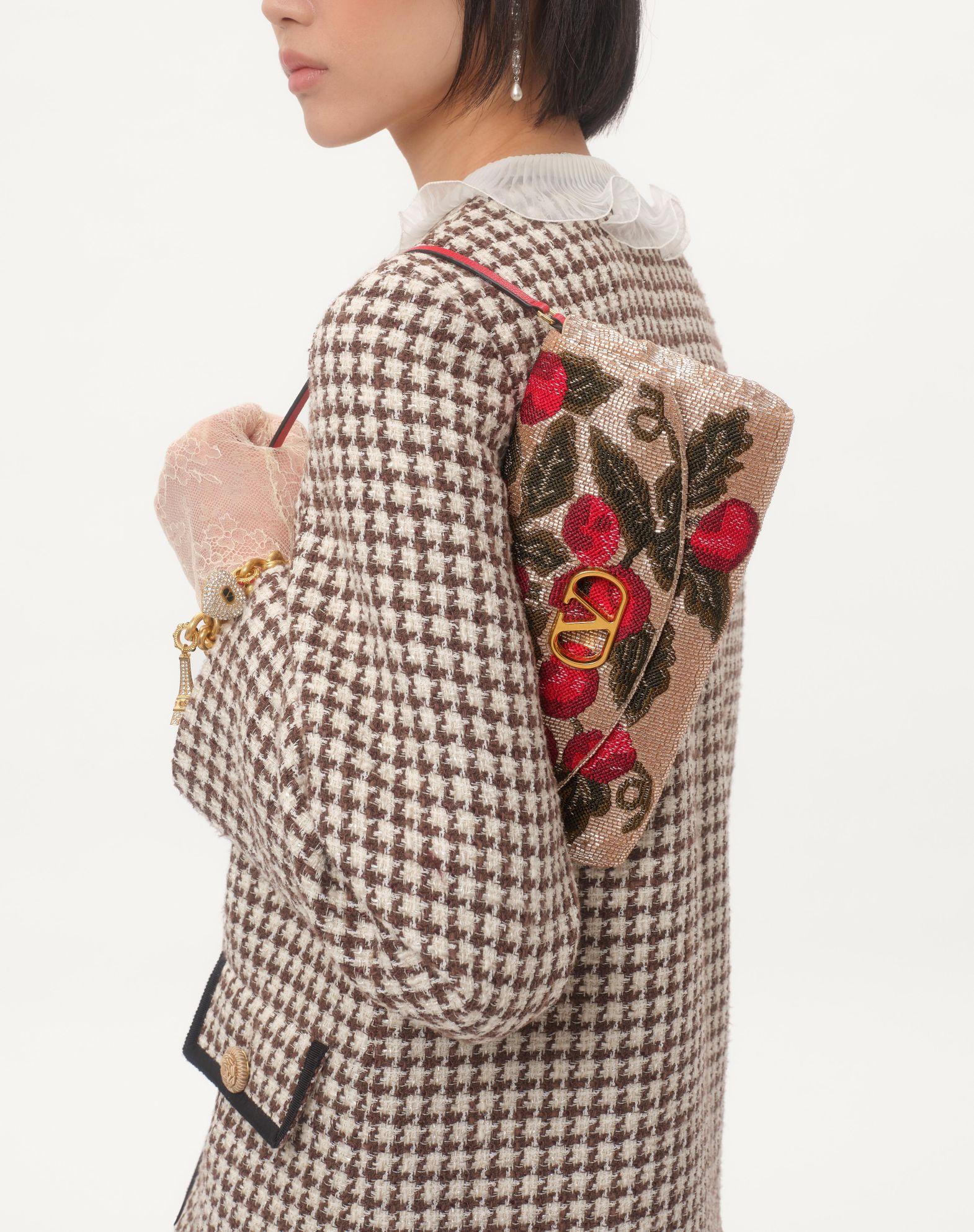 Valentino Garavani Vain Soft Embroidered Small Shoulder Bag Product Image