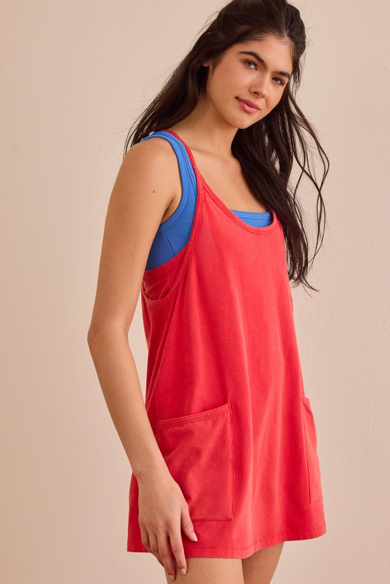 Hang Tough Mineral Wash Mini Dress Product Image