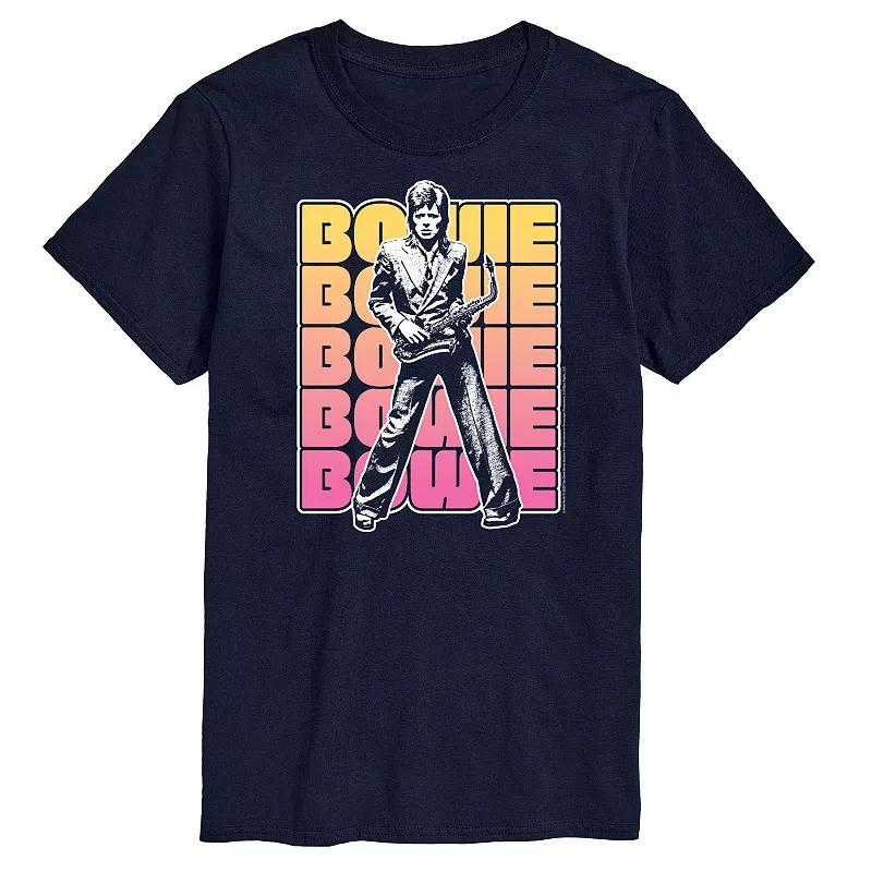 Big & Tall David Bowie Stacked Graphic Tee, Men's,  Product Image