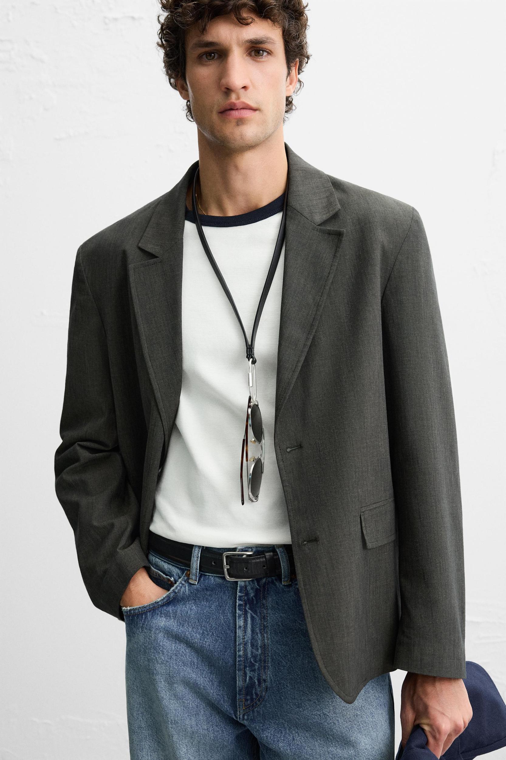 TEXTURED BLAZER Product Image