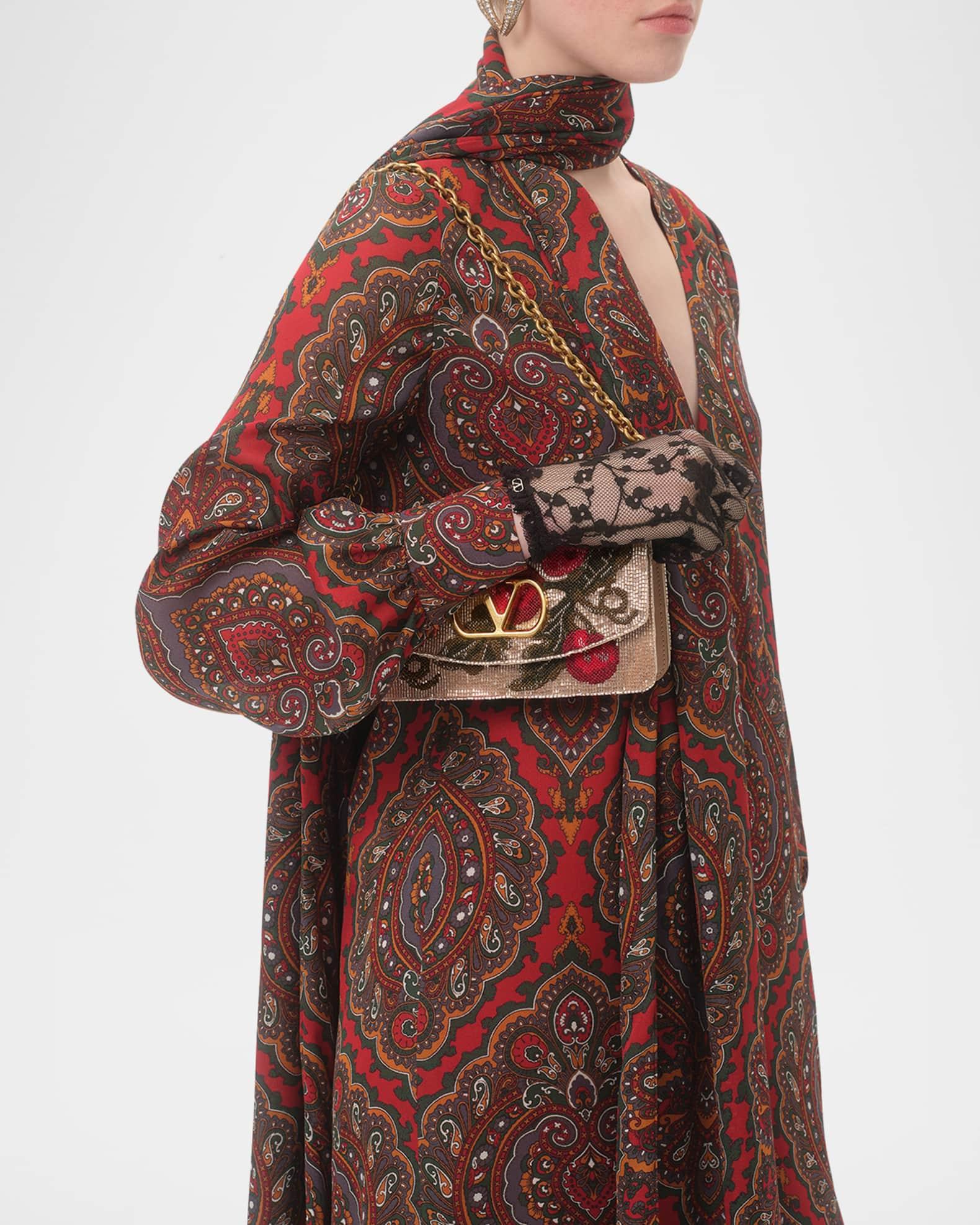 Vain Small Cherries Beaded Clutch Bag Product Image