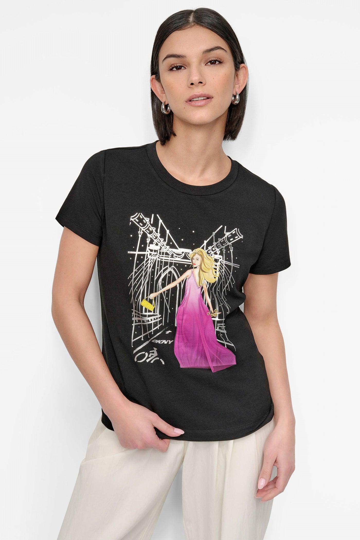 BROOKLYN BRIDGE EMBELLISHED TEE Product Image