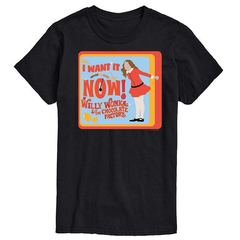 Men's Willy Wonka Veruca Salt Graphic Tee,  Product Image