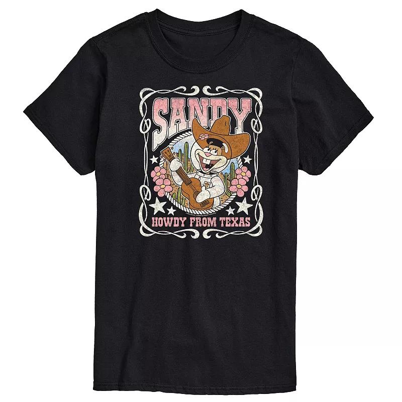 Men's SpongeBob SquarePants Howdy From Texas Graphic Tee,  Product Image