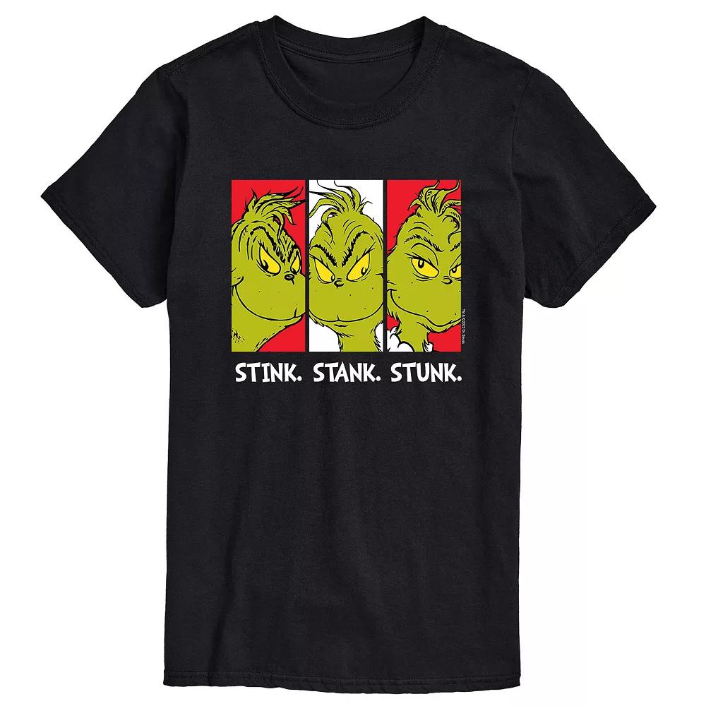 Men's Dr. Seuss Grinch Stink Stank Stunk Tee,  Product Image