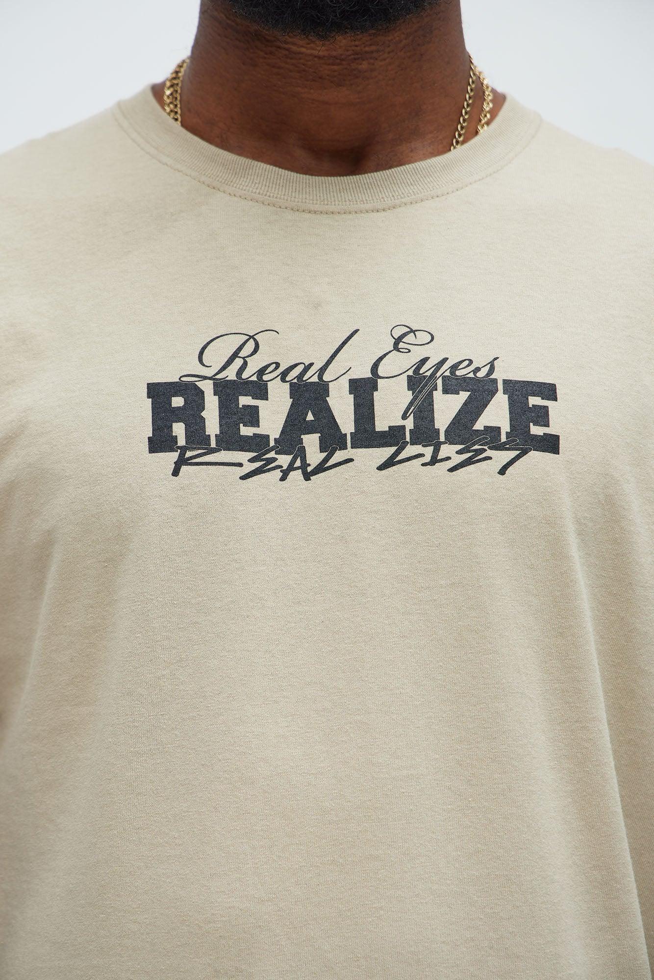 Realize Real Eyes Short Sleeve Tee - Sand Product Image