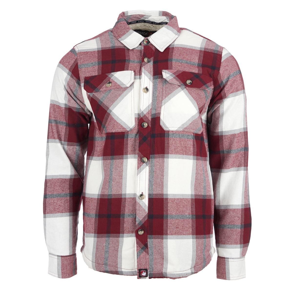 Canada Weather Gear Men's Sherpa Lined Flannel Product Image