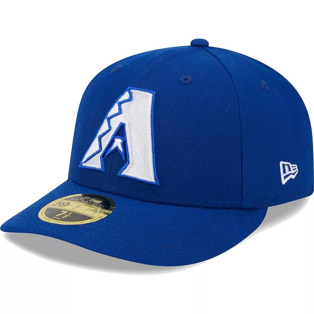 Men's New Era Royal Arizona Diamondbacks White LogoÂ Low Profile 59FIFTY Fitted Hat,  Product Image