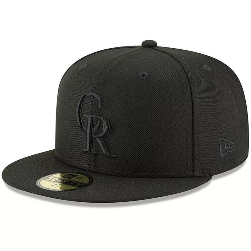 Mens New Era Colorado Rockies Primary Logo Basic 59FIFTY Fitted Hat Product Image