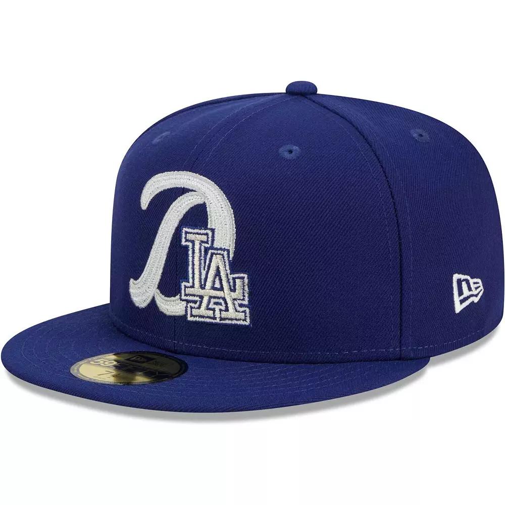 Men's New Era Royal Los Angeles Dodgers Duo Logo 59FIFTY Fitted Hat,  Product Image