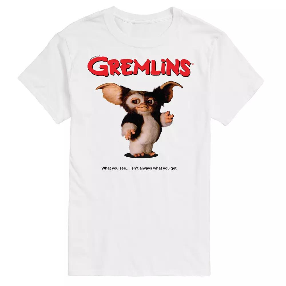 Big & Tall Gremlins Movie Poster Graphic Tee, Men's,  Product Image