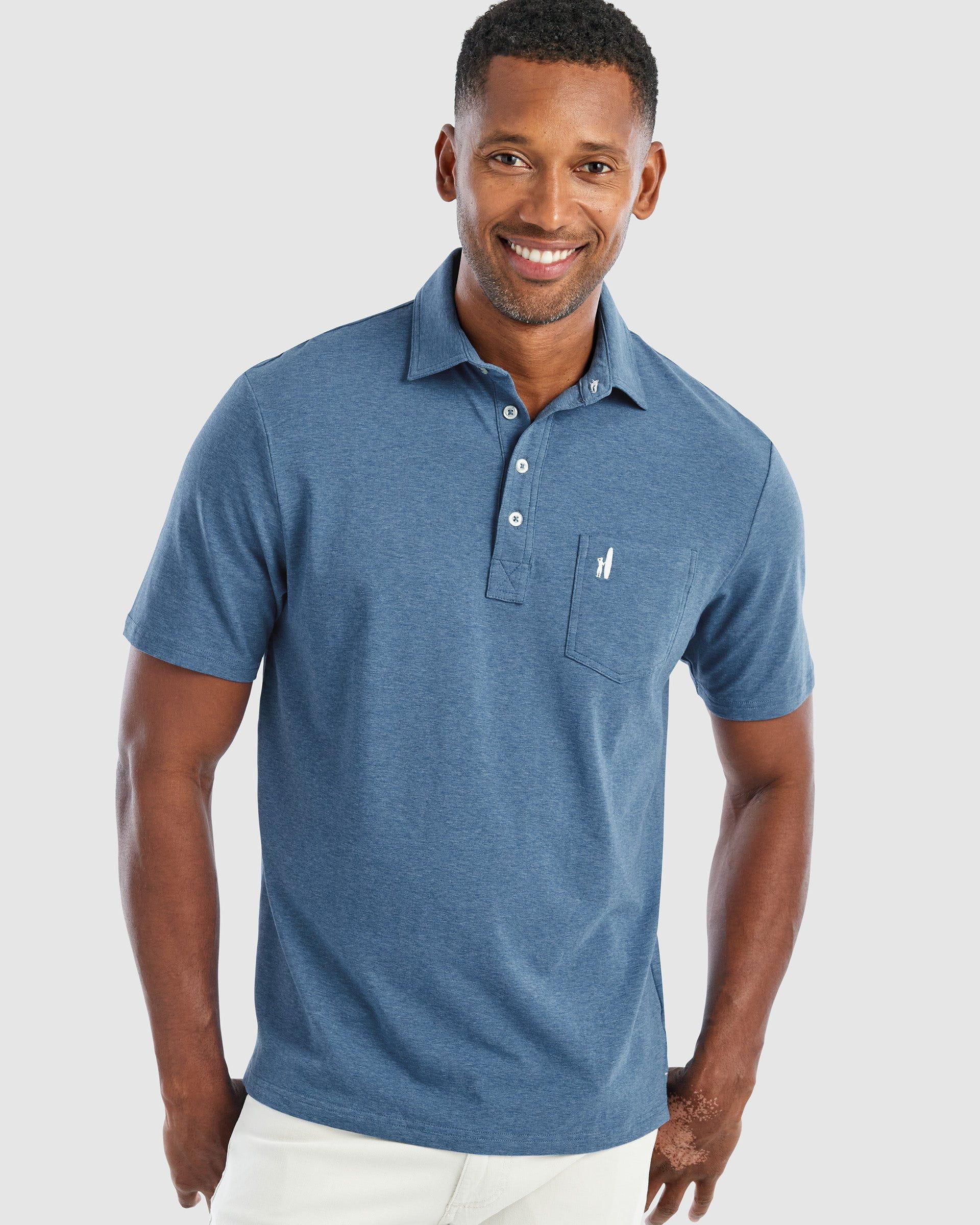 GS- TEST -  Heathered Original Polo Product Image